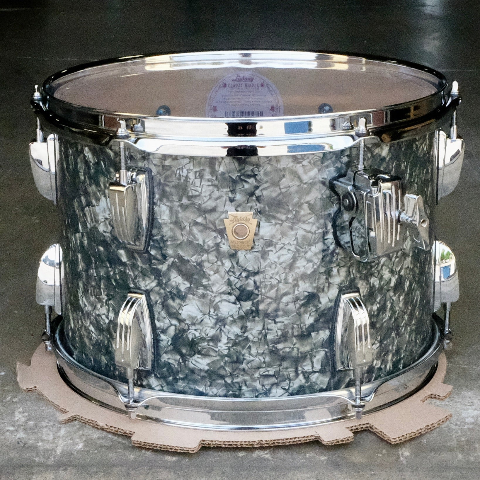 Ludwig Classic Maple Fab 22 3-piece Shell Pack 22", 13", 16" - Black Pearl - Palen Music