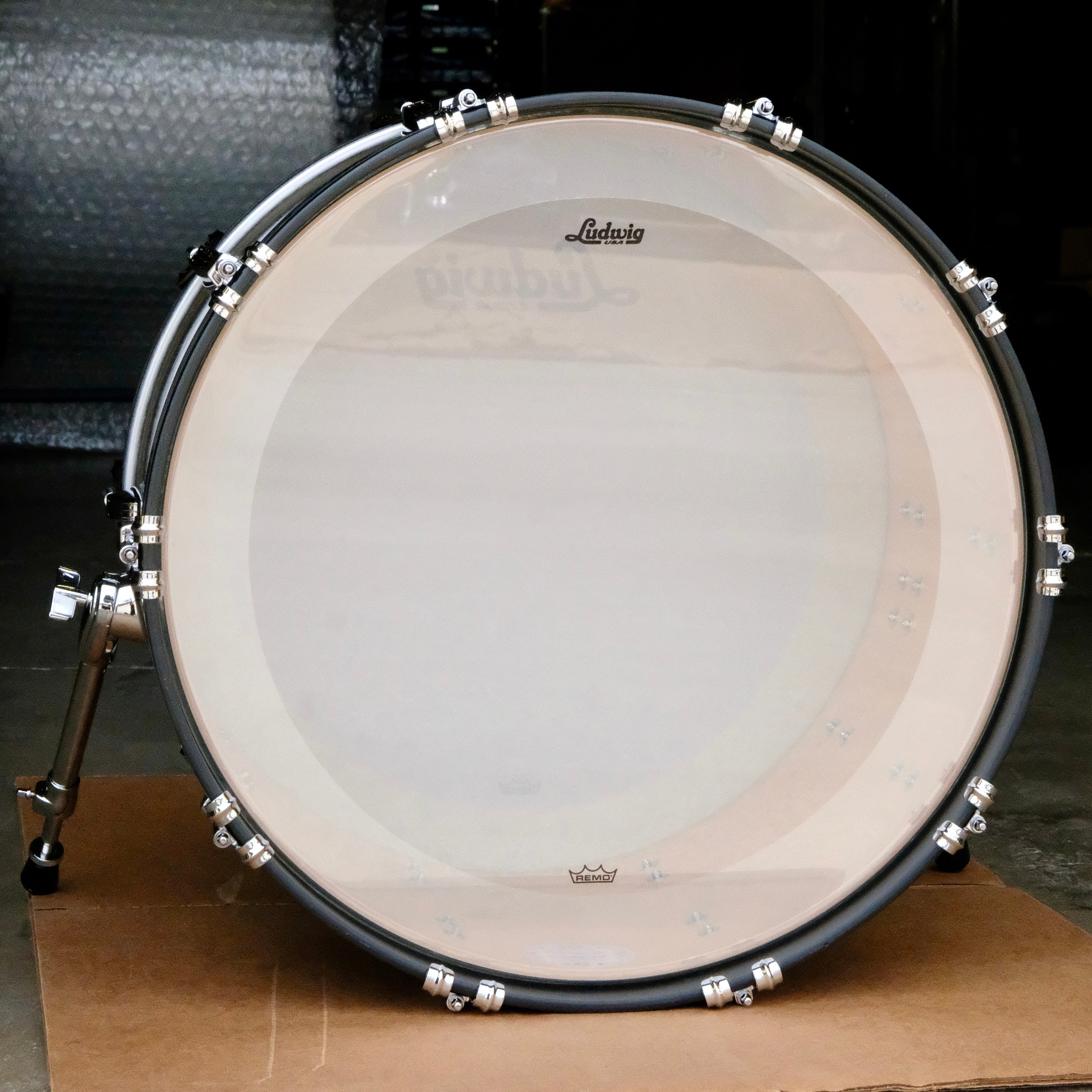 Ludwig Classic Maple Fab 22 3-piece Shell Pack 22", 13", 16" - Black Pearl - Palen Music