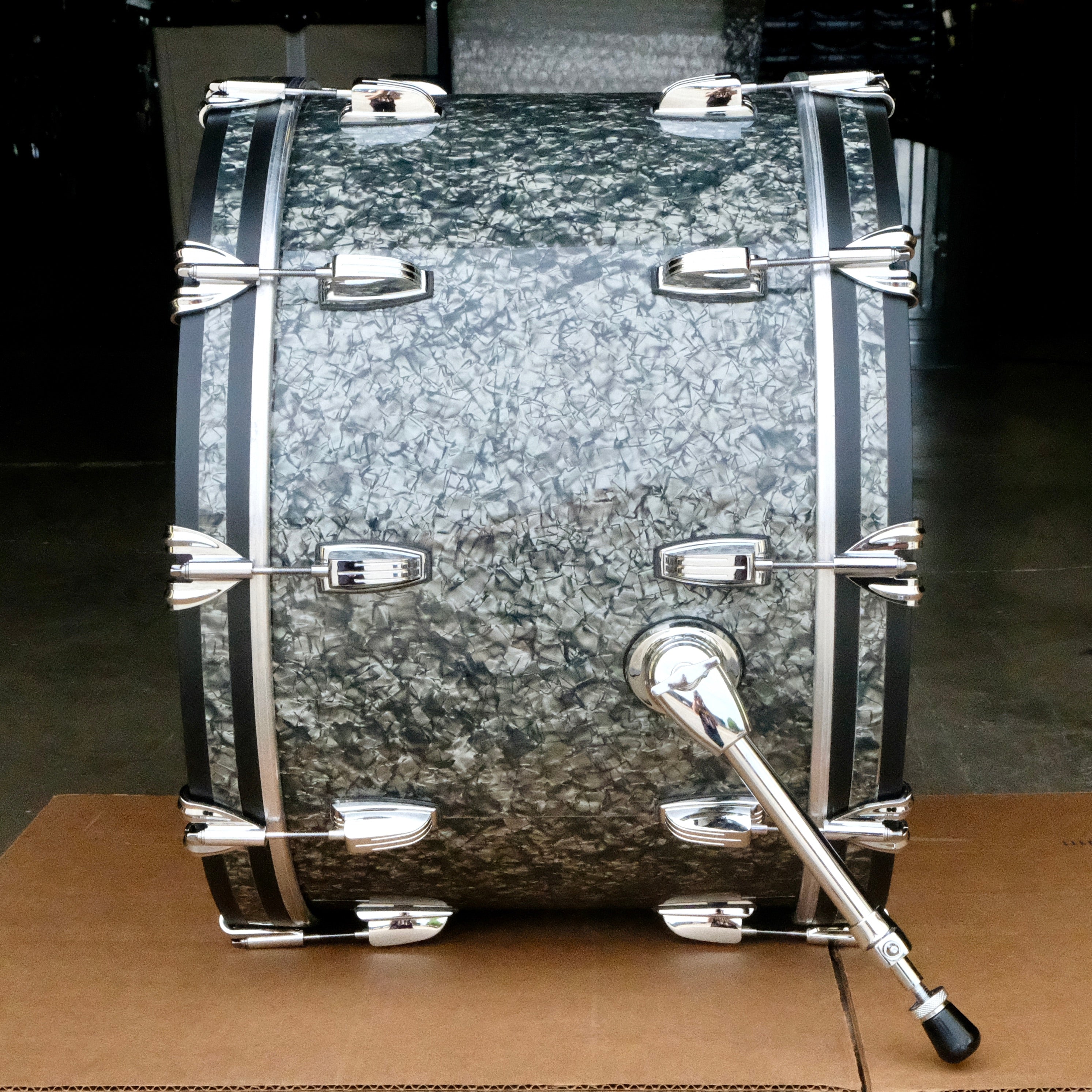 Ludwig Classic Maple Fab 22 3-piece Shell Pack 22", 13", 16" - Black Pearl - Palen Music