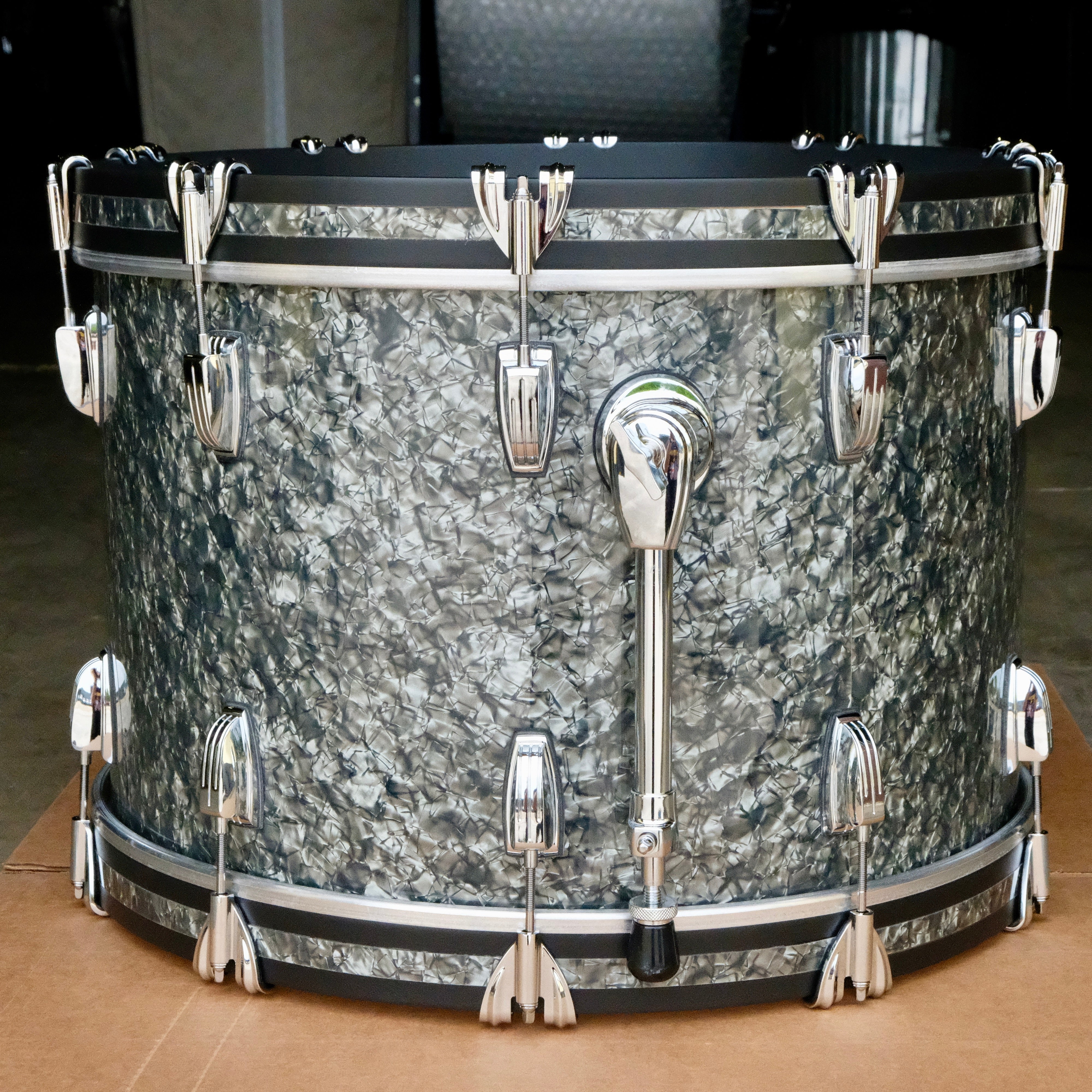 Ludwig Classic Maple Fab 22 3-piece Shell Pack 22", 13", 16" - Black Pearl - Palen Music