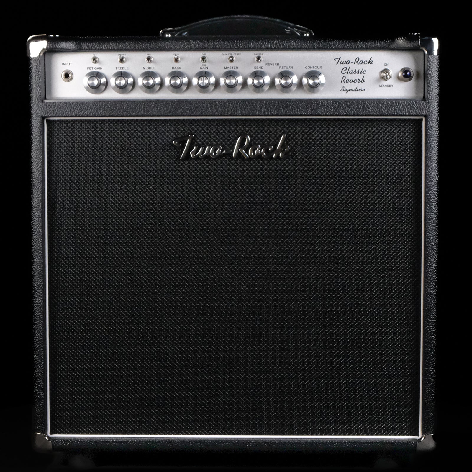 Two-Rock Classic Reverb Signature 40w/20w Combo Amp - Black, Silverface - Palen Music