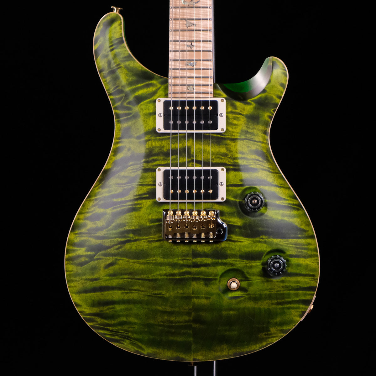 PRS Wood Library Custom 24 Quilted Maple Electric Guitar - Satin Finis