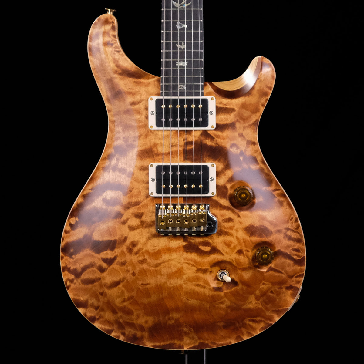 2024 PRS Wood Library Custom 24 Quilted Maple Electric Guitar - Copper