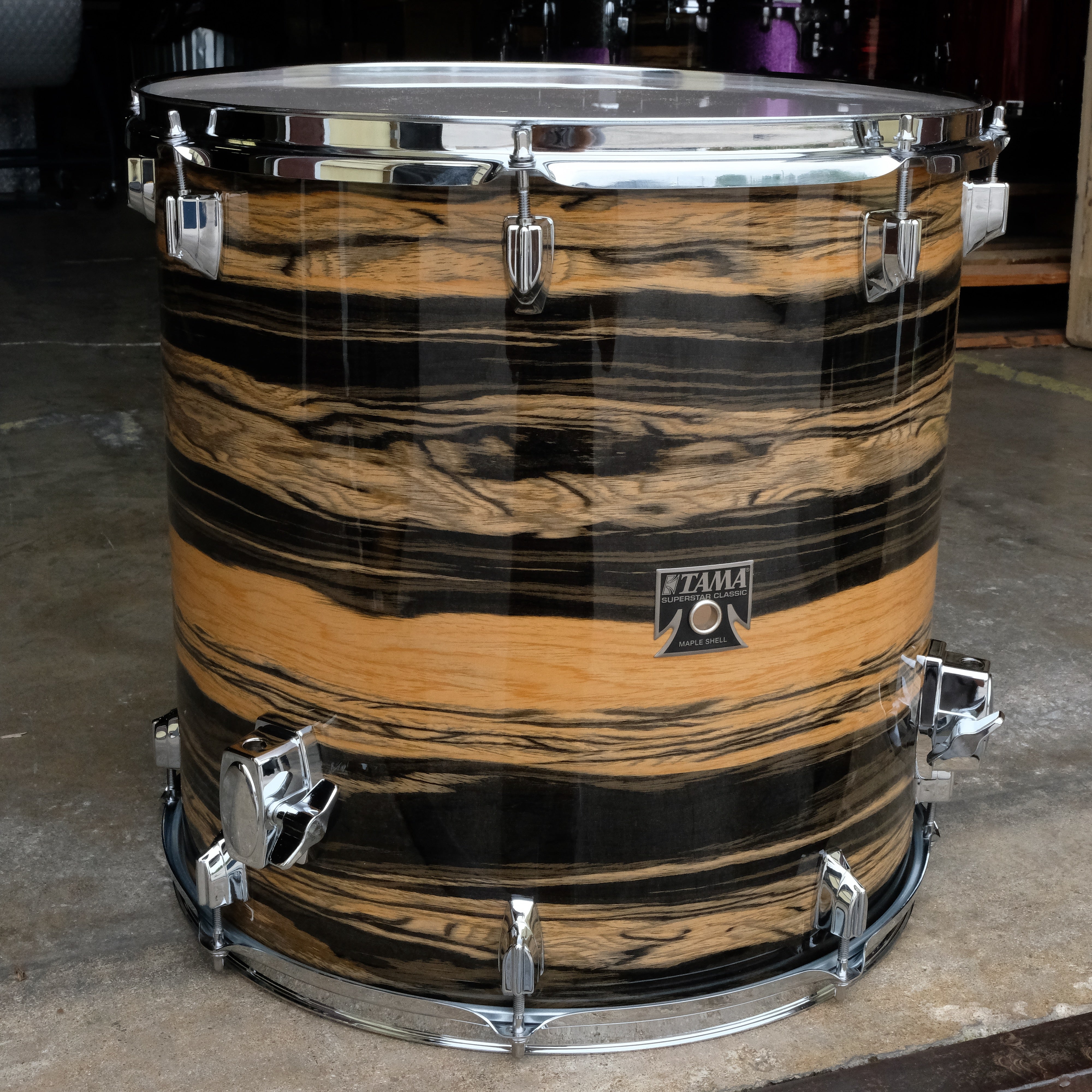 Tama Superstar Classic 3-piece Shell Pack - Natural Ebony Tiger - Palen Music