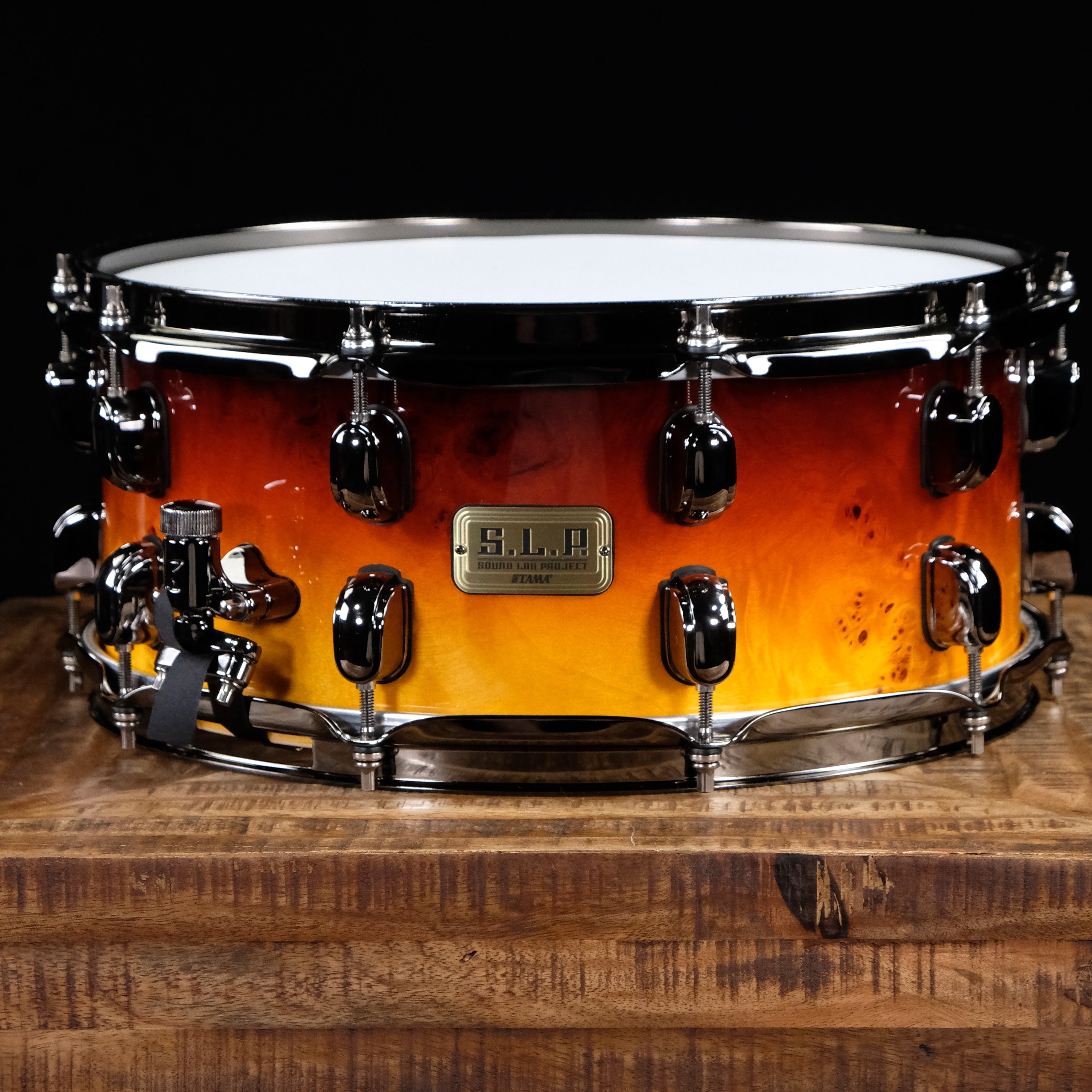 Tama S.L.P. G-Kapur Snare Drum - 6-inch x 14-inch, Limited Edition Amber Sunset Fade - Palen Music