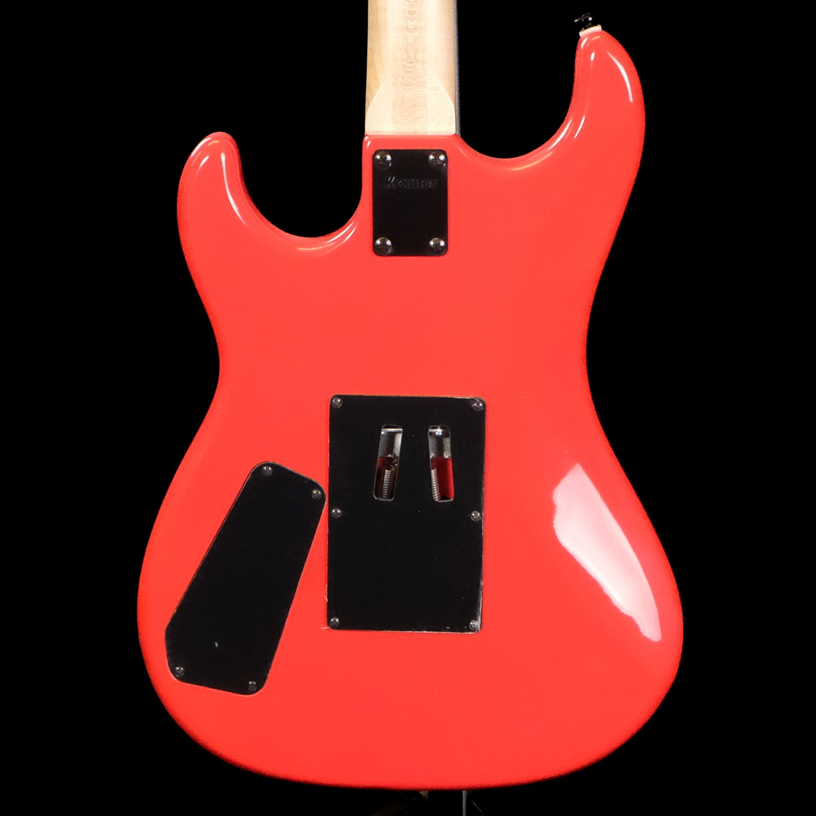 Used Kramer Baretta "Danger Zone" Electric Guitar - Warning Tape on White Red