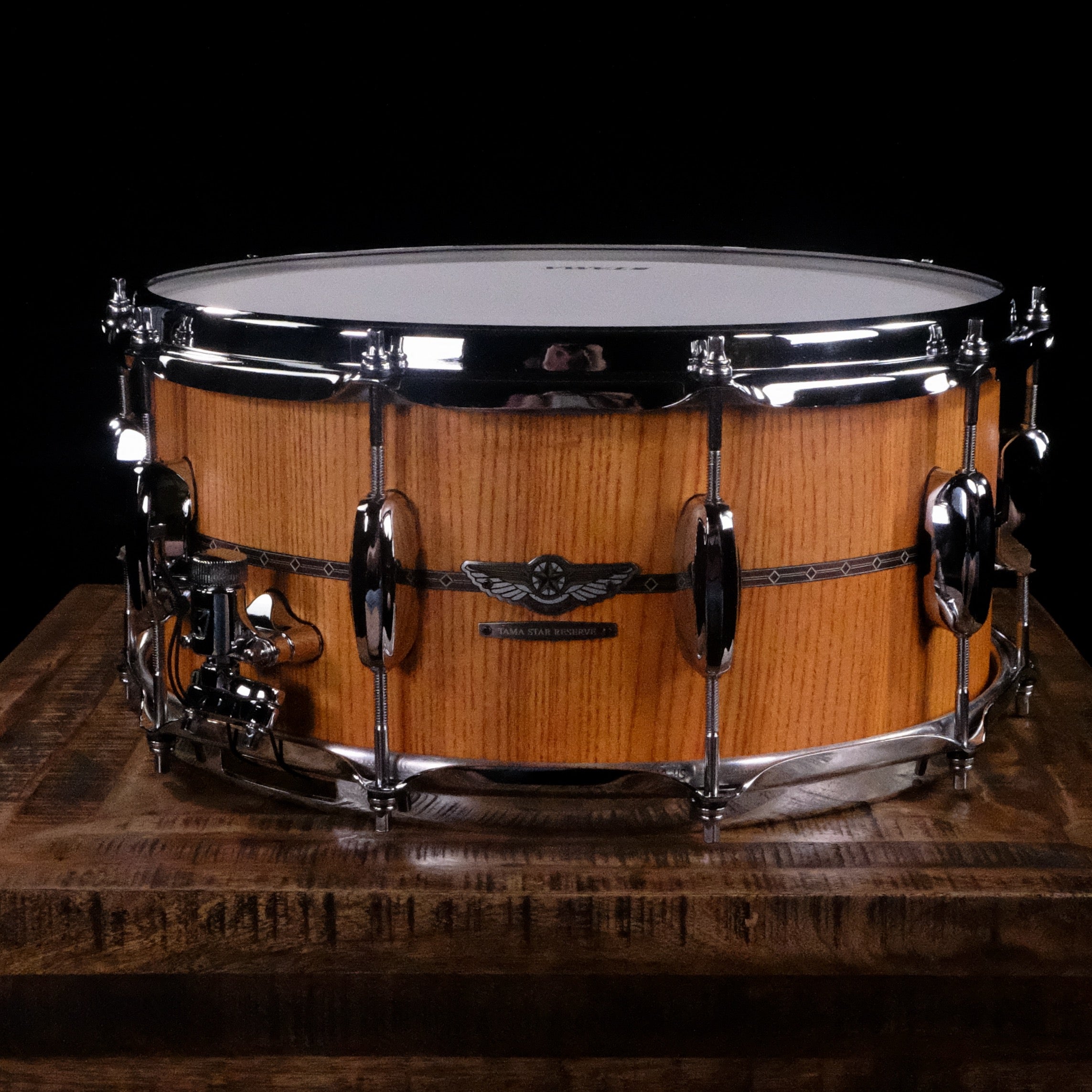 Tama Star Reserve Stave Ash Snare Drum - 6.5-inch x 14-inch - Oiled Amber Ash - Palen Music