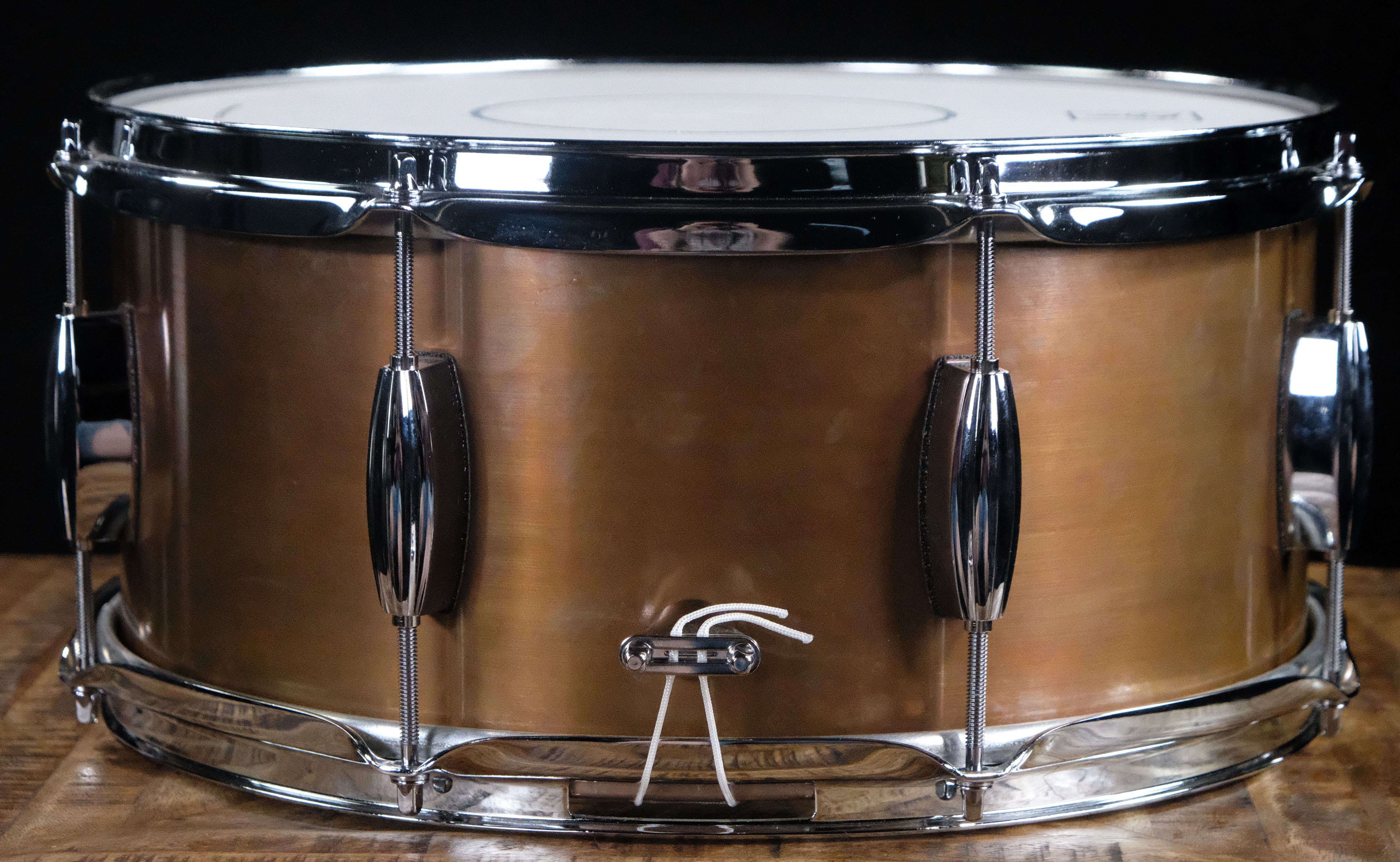 Franklin Drum Company Penny Copper 6.5" x 14" Snare Drum with Triple Flange Hoops - Penny Copper - Palen Music
