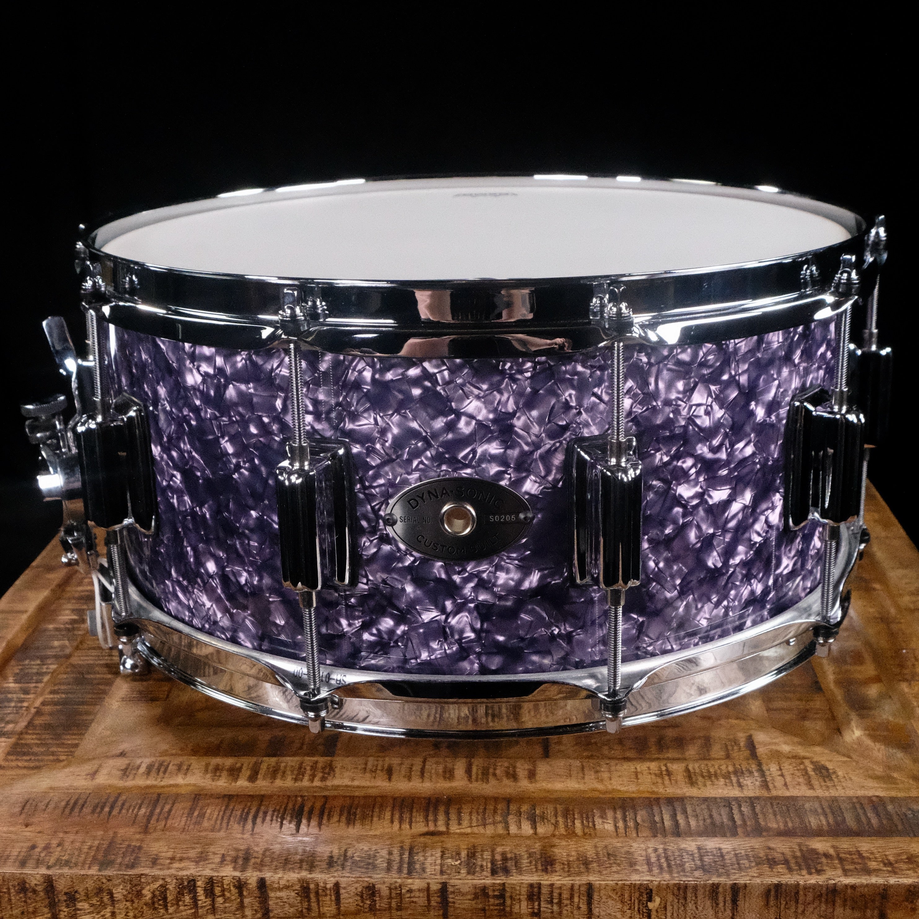 Rogers Dyna-Sonic Ltd-Custom 6.5x14 Snare - Purple Oynx - Palen Music
