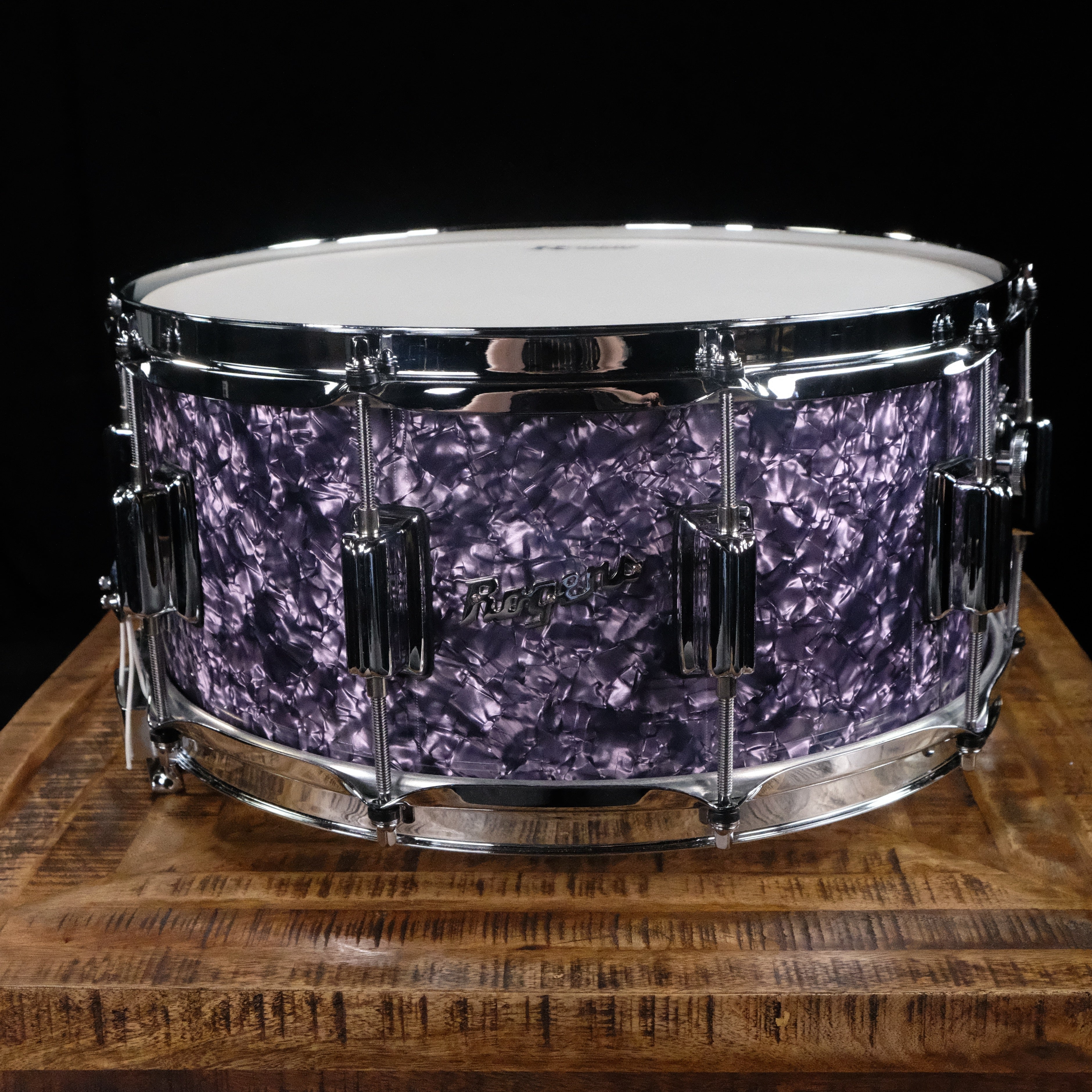 Rogers Dyna-Sonic Ltd-Custom 6.5x14 Snare - Purple Oynx - Palen Music