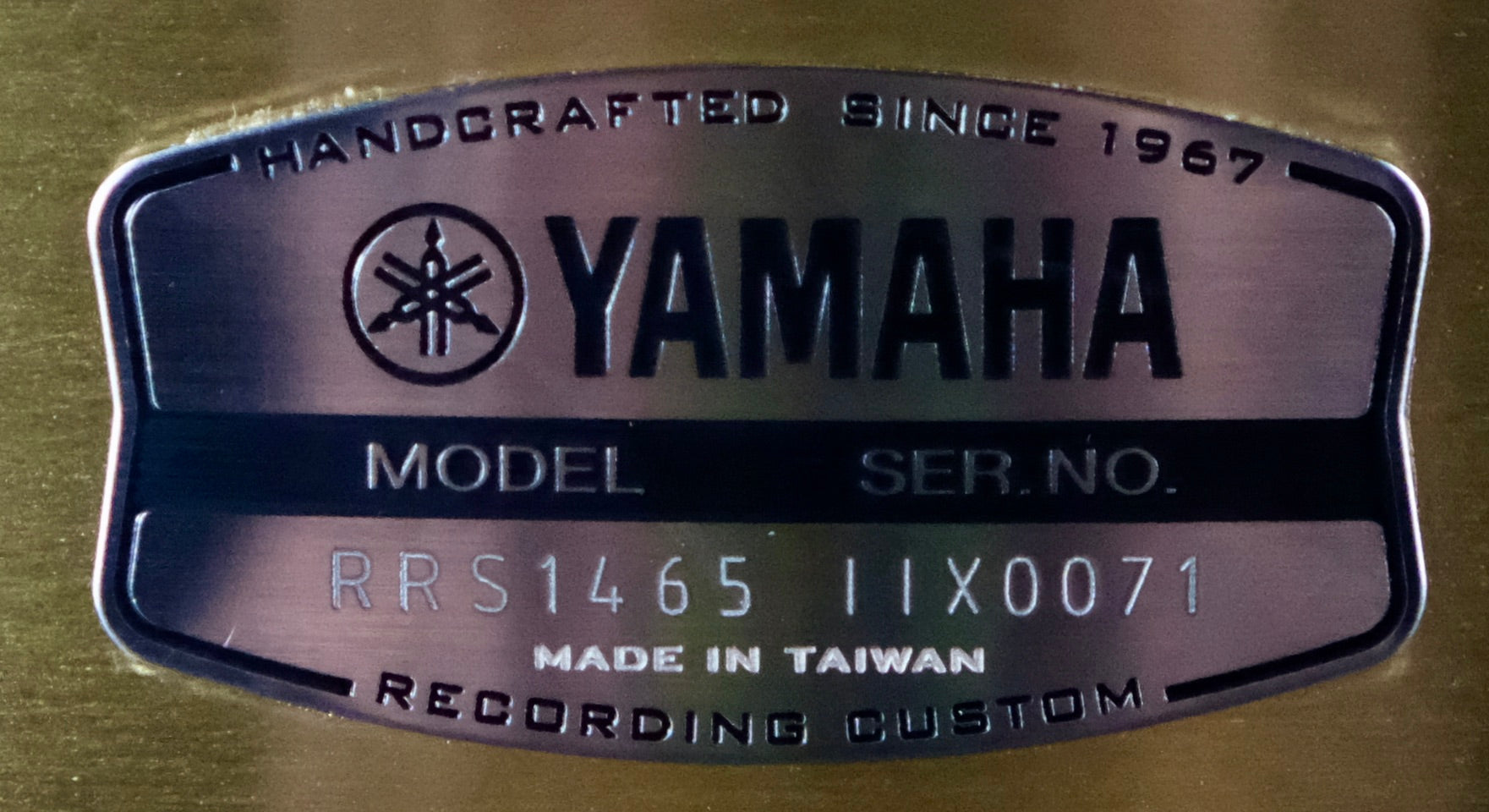 Yamaha Recording Custom Snare Drum - 6.5 x 14 inch - Brass - Palen Music