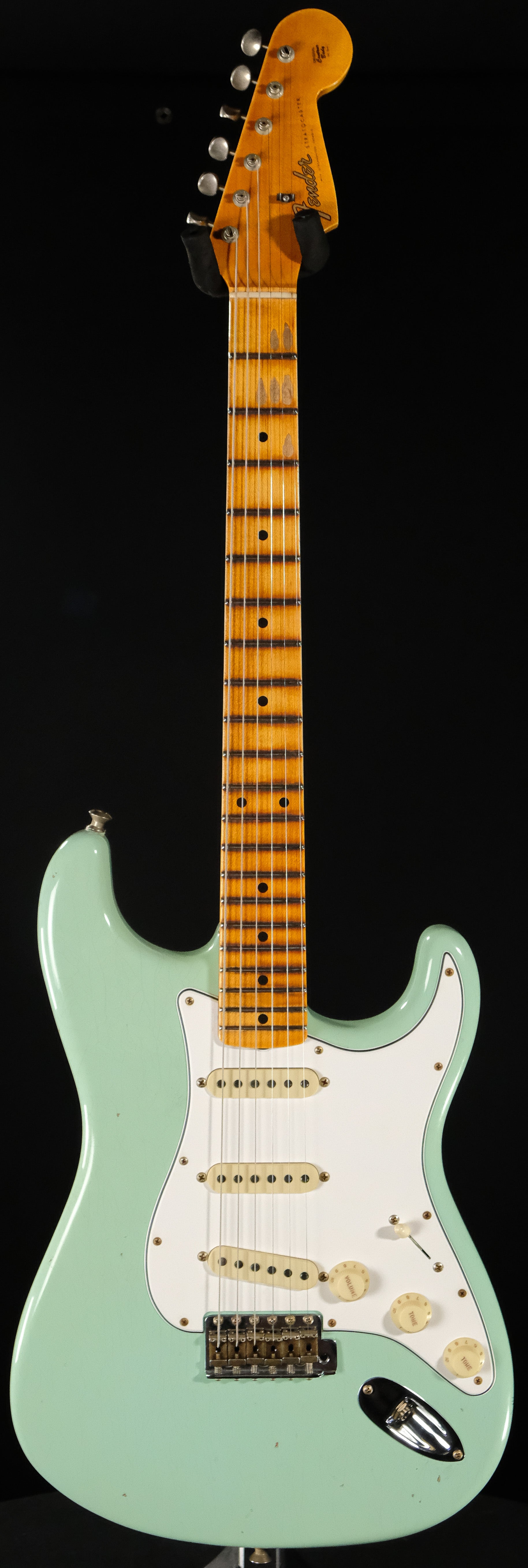 Fender Custom Shop Postmodern Stratocaster Journeyman Relic - Aged Surf Green - Palen Music