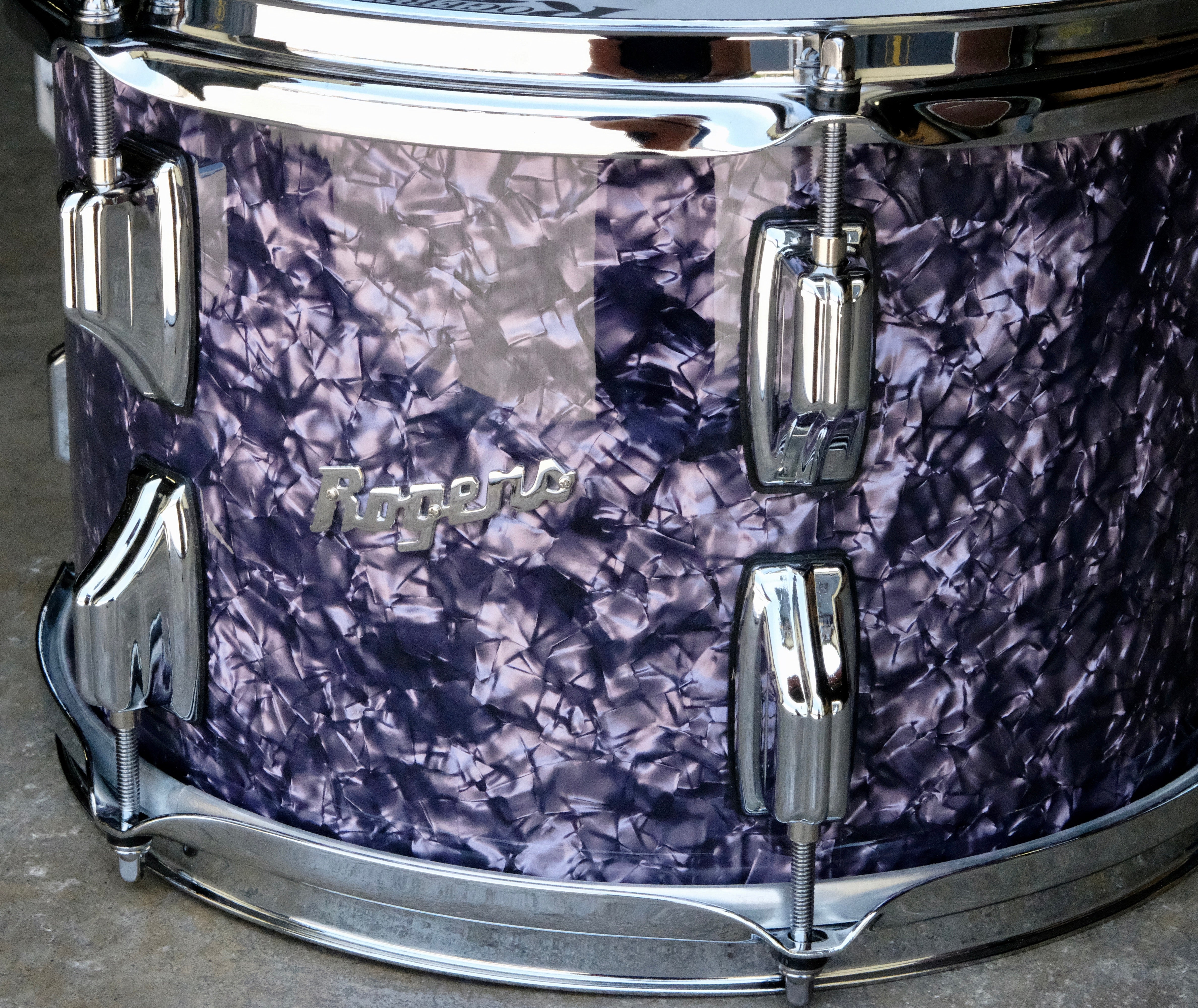 Rogers Cleveland Series 3 Piece Shell Pack 22", 13", 16" - Purple Diamond Pearl - Palen Music