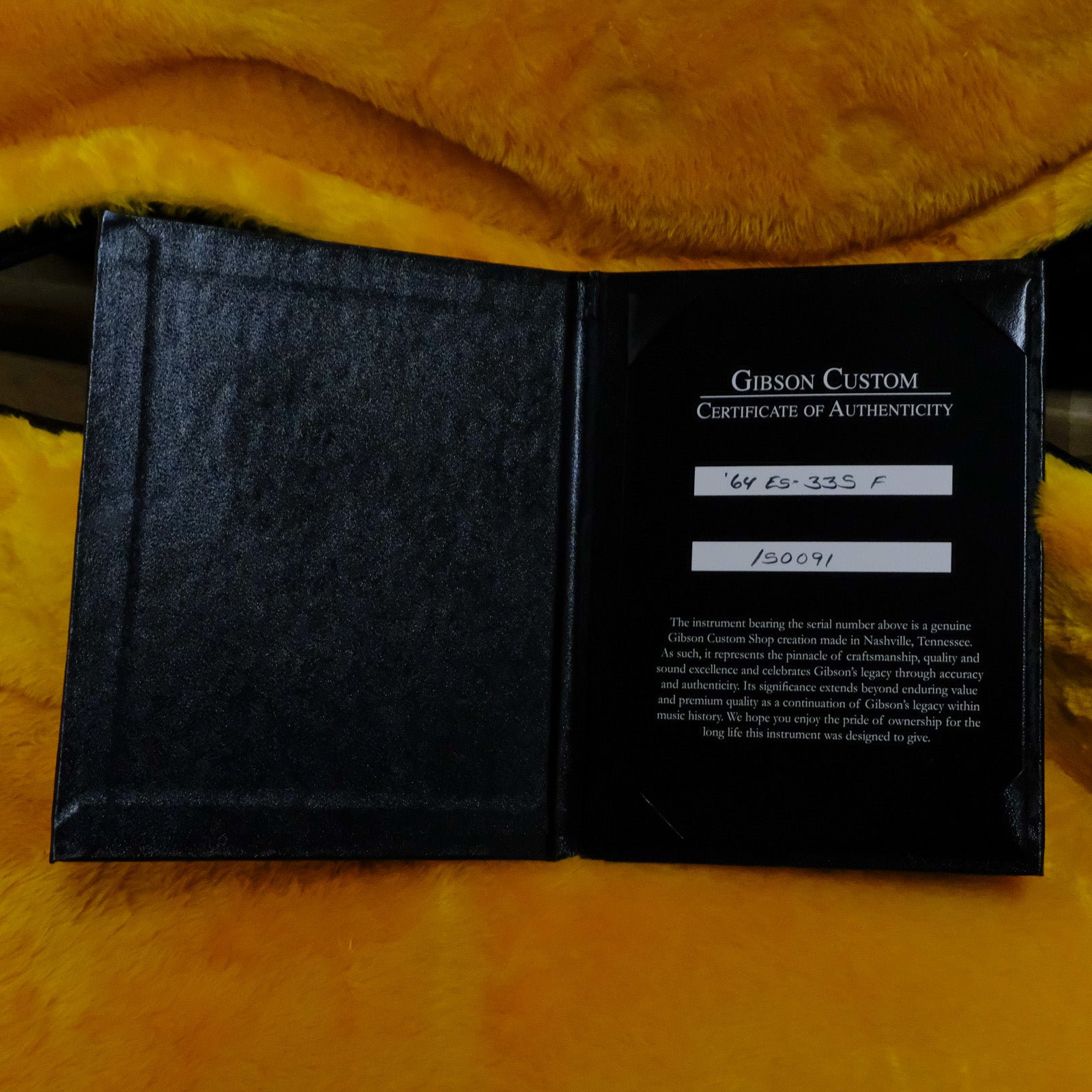 Gibson Custom Shop '64 ES-335 Figured Reissue - Golden Poppy Burst