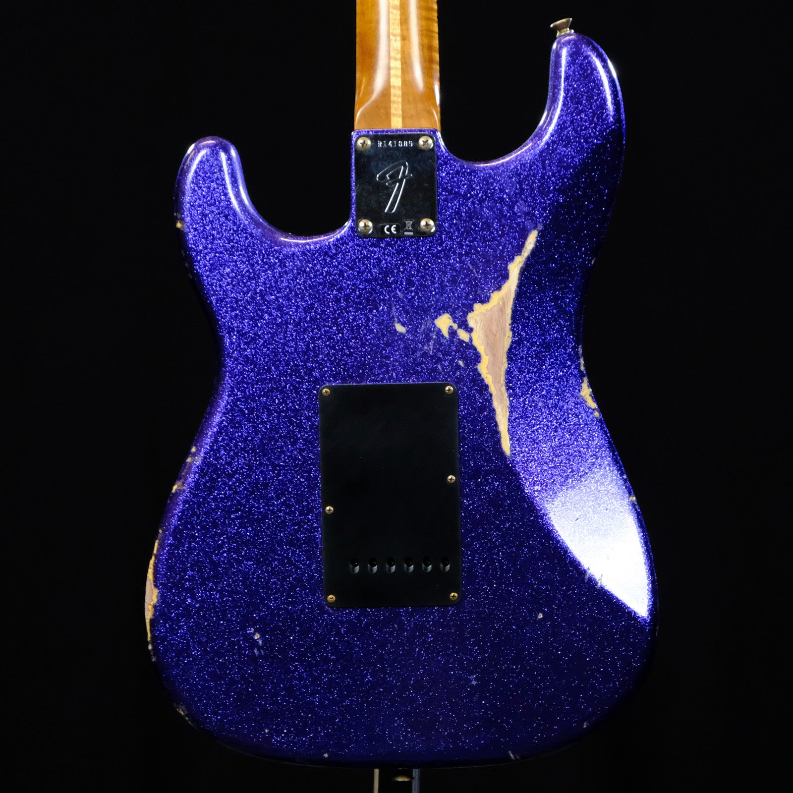 Fender Custom Shop 1960 Stratocaster Relic - Purple Sparkle over No-caster Blonde