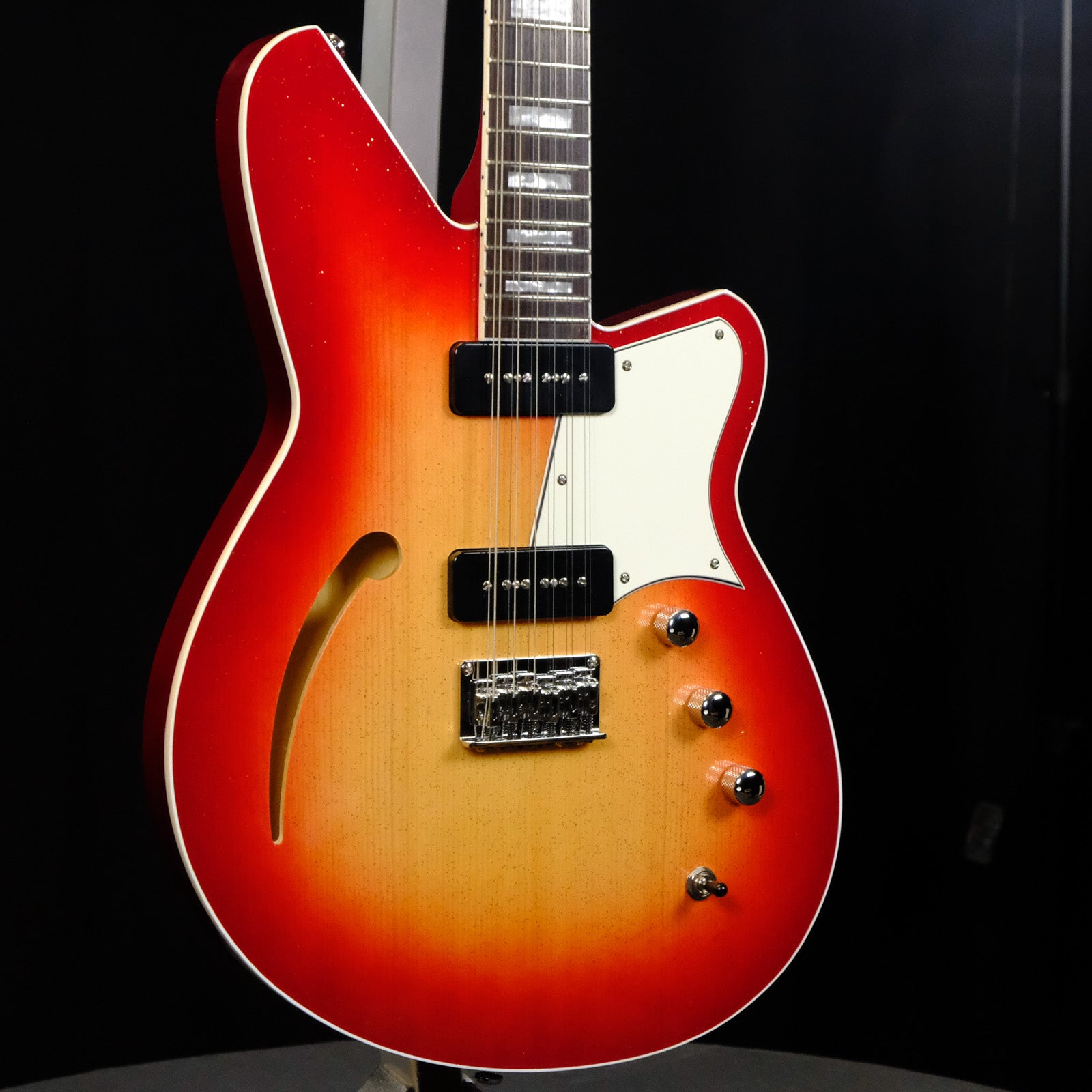 Reverend Airwave 12-string Electric Guitar - Fire Burst Sparkle (Palen Exclusive Finish)
