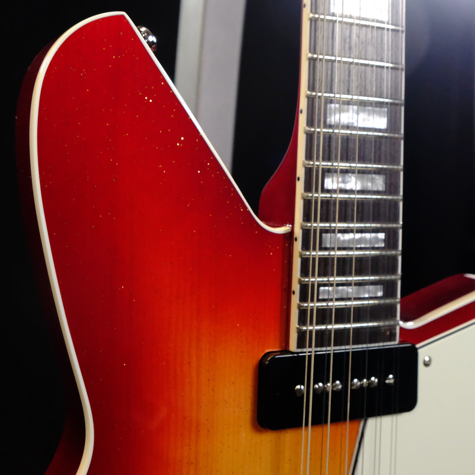 Reverend Airwave 12-string Electric Guitar - Fire Burst Sparkle (Palen Exclusive Finish)