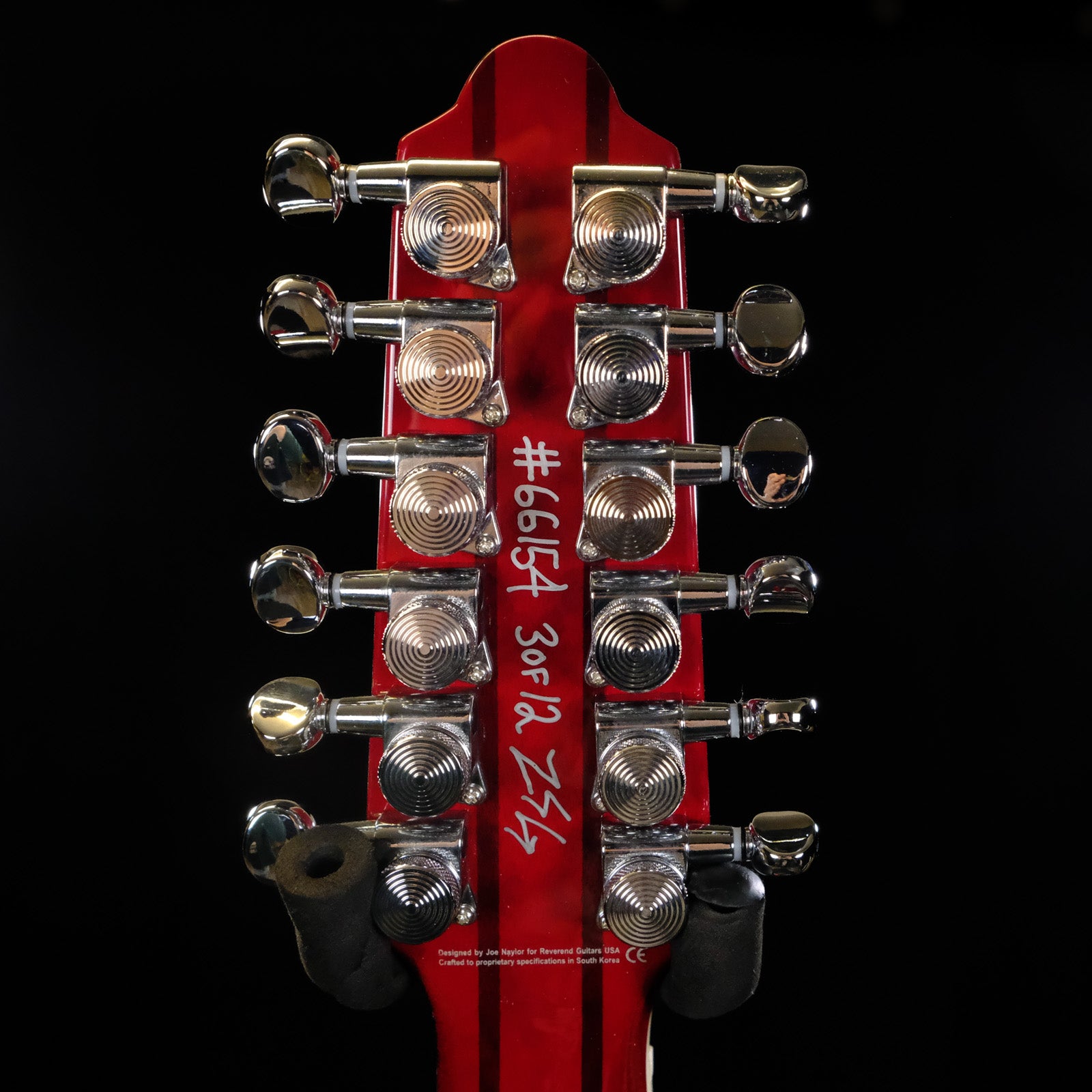 Reverend Airwave 12-string Electric Guitar - Fire Burst Sparkle (Palen Exclusive Finish)