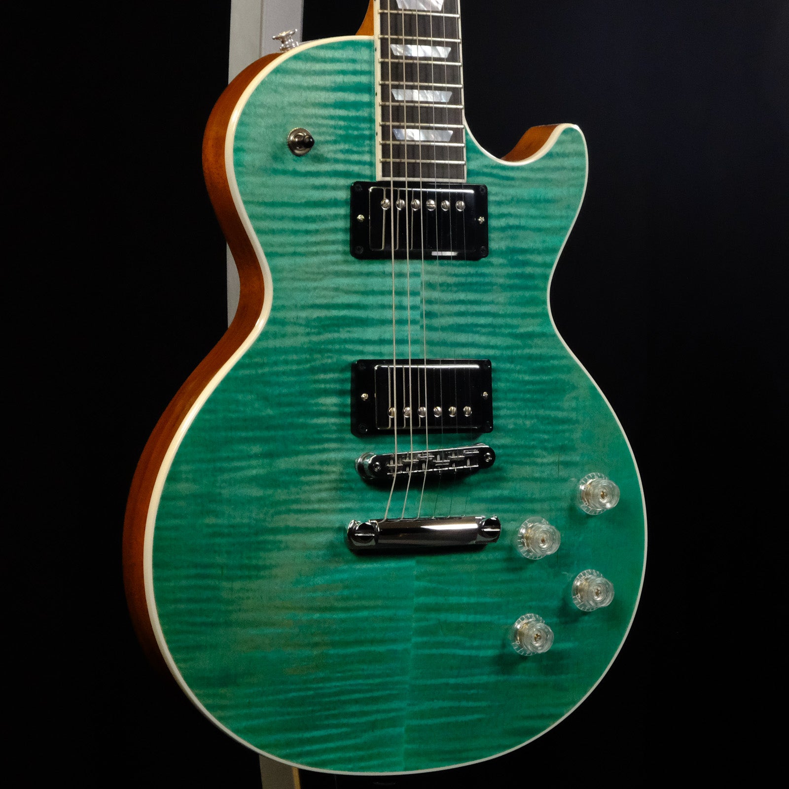 Gibson Les Paul Modern Figured Electric Guitar - Seafoam Green
