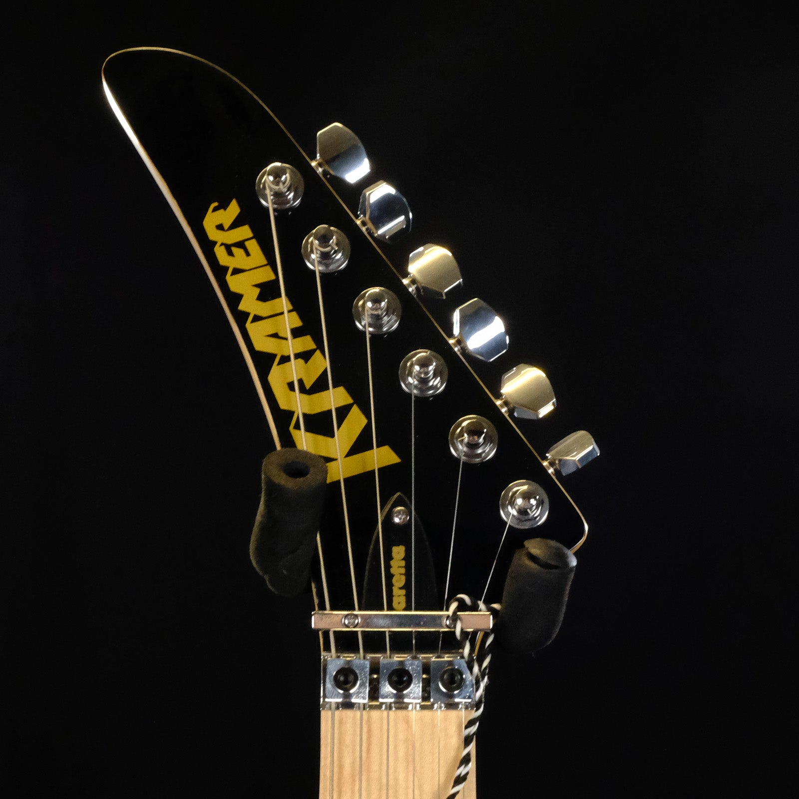 Used Kramer Baretta Custom Graphics "White Lotus" - White Lotus Candy Blue