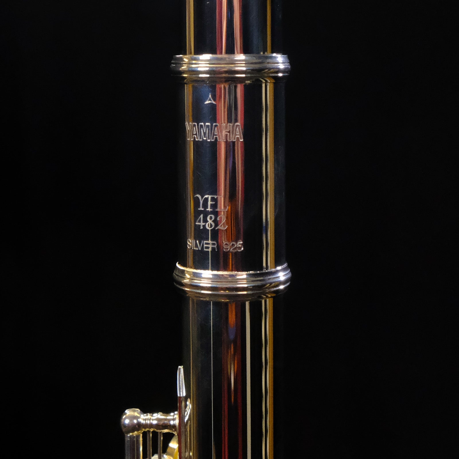 Yamaha Intermediate Flute w/Gold Lip Plate - YFL-482H/LPGP