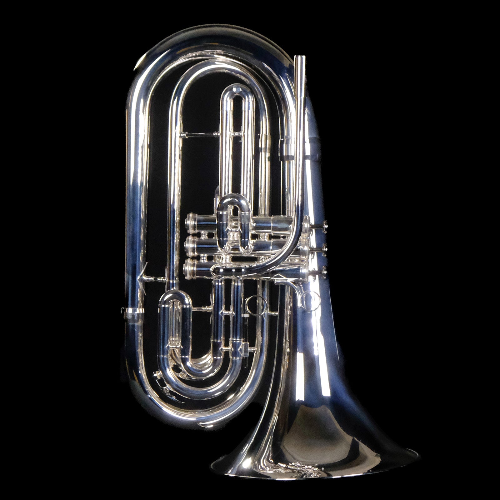 King Ultimate Marching Baritone in Bb - Large Shank - 1127SP - Silver