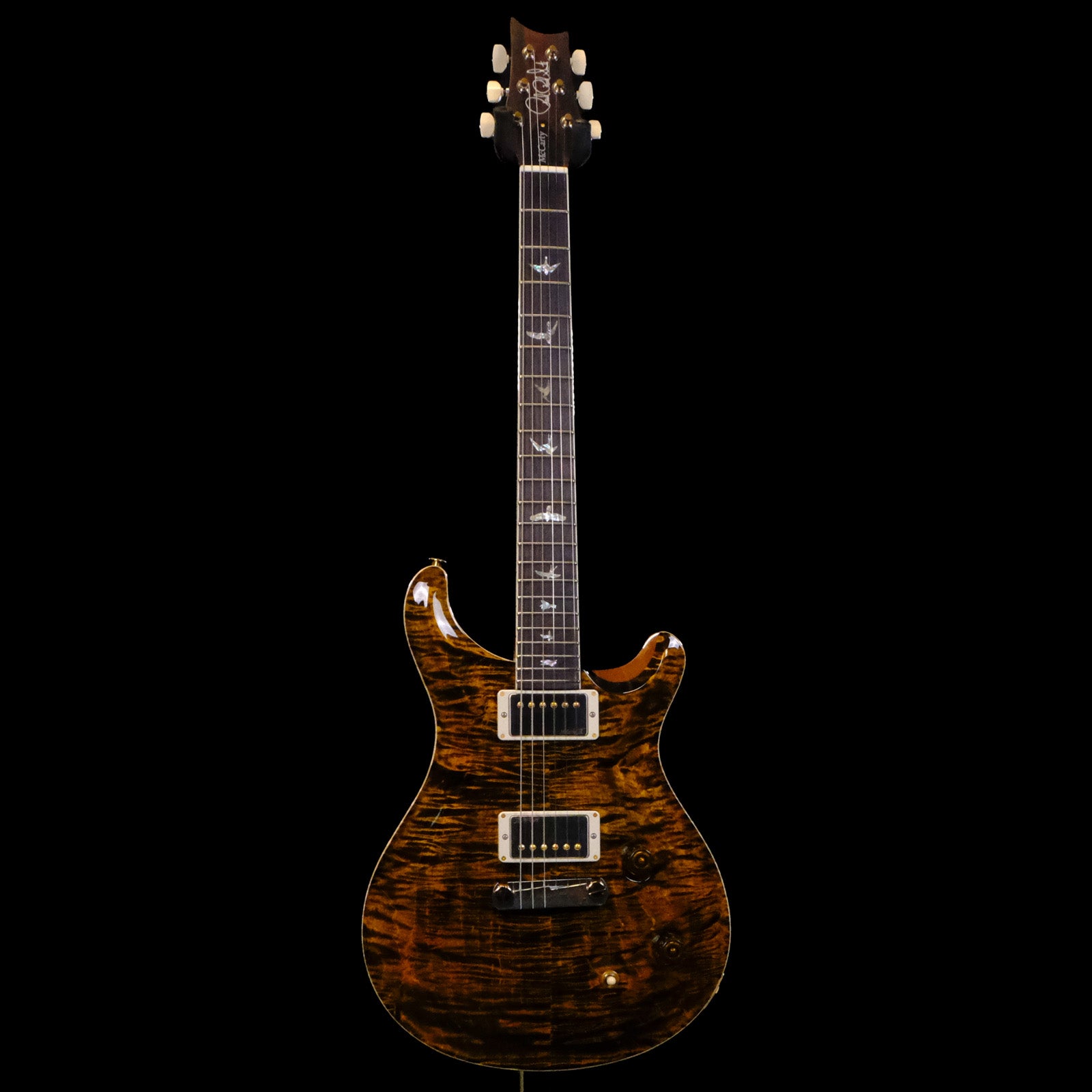 PRS McCarty Electric Guitar - Yellow Tiger, 10-Top