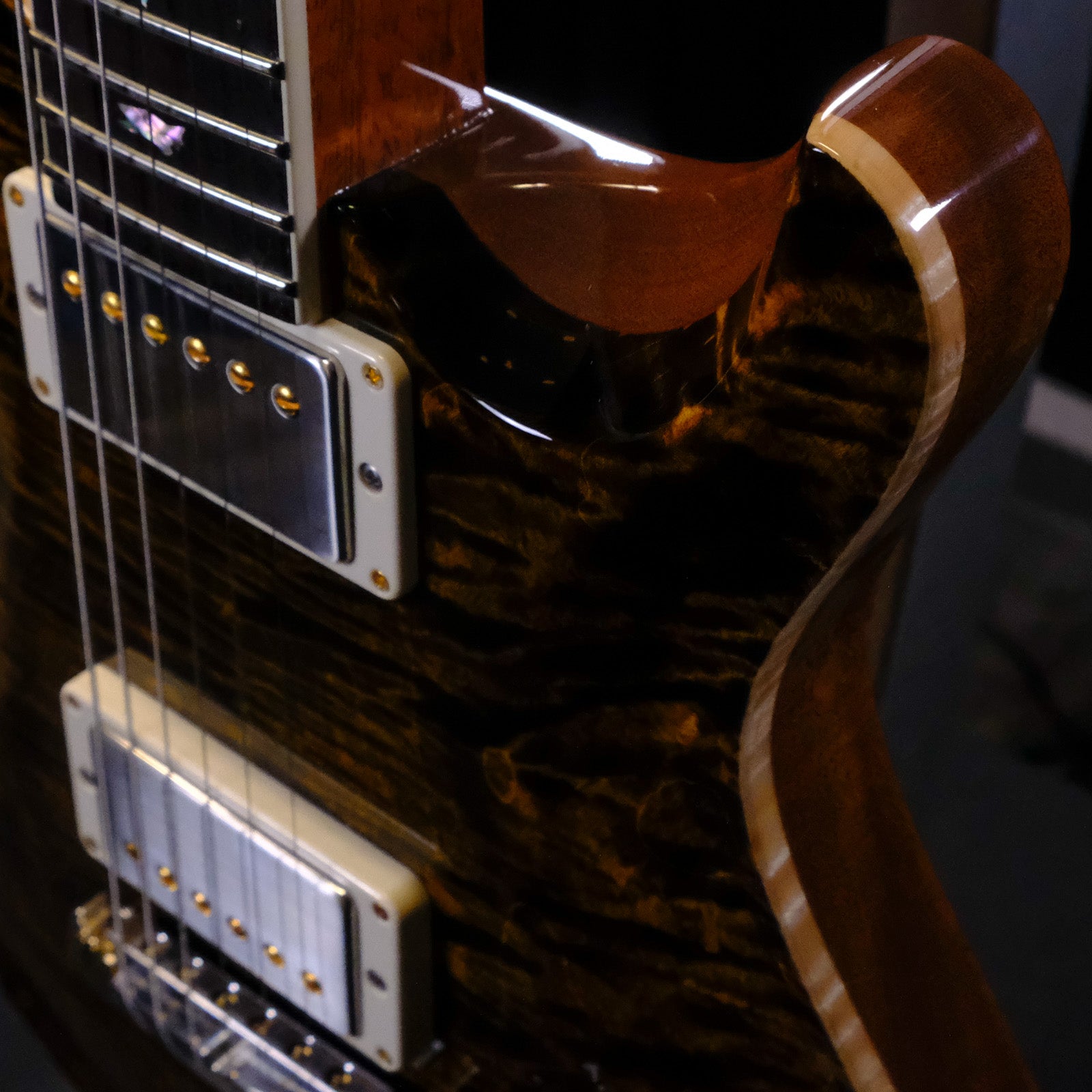 PRS McCarty Electric Guitar - Yellow Tiger, 10-Top