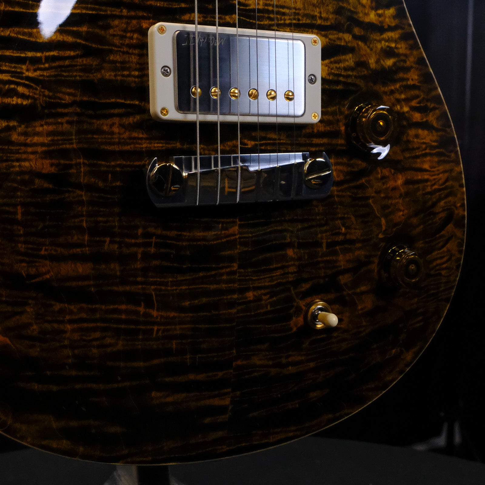 PRS McCarty Electric Guitar - Yellow Tiger, 10-Top