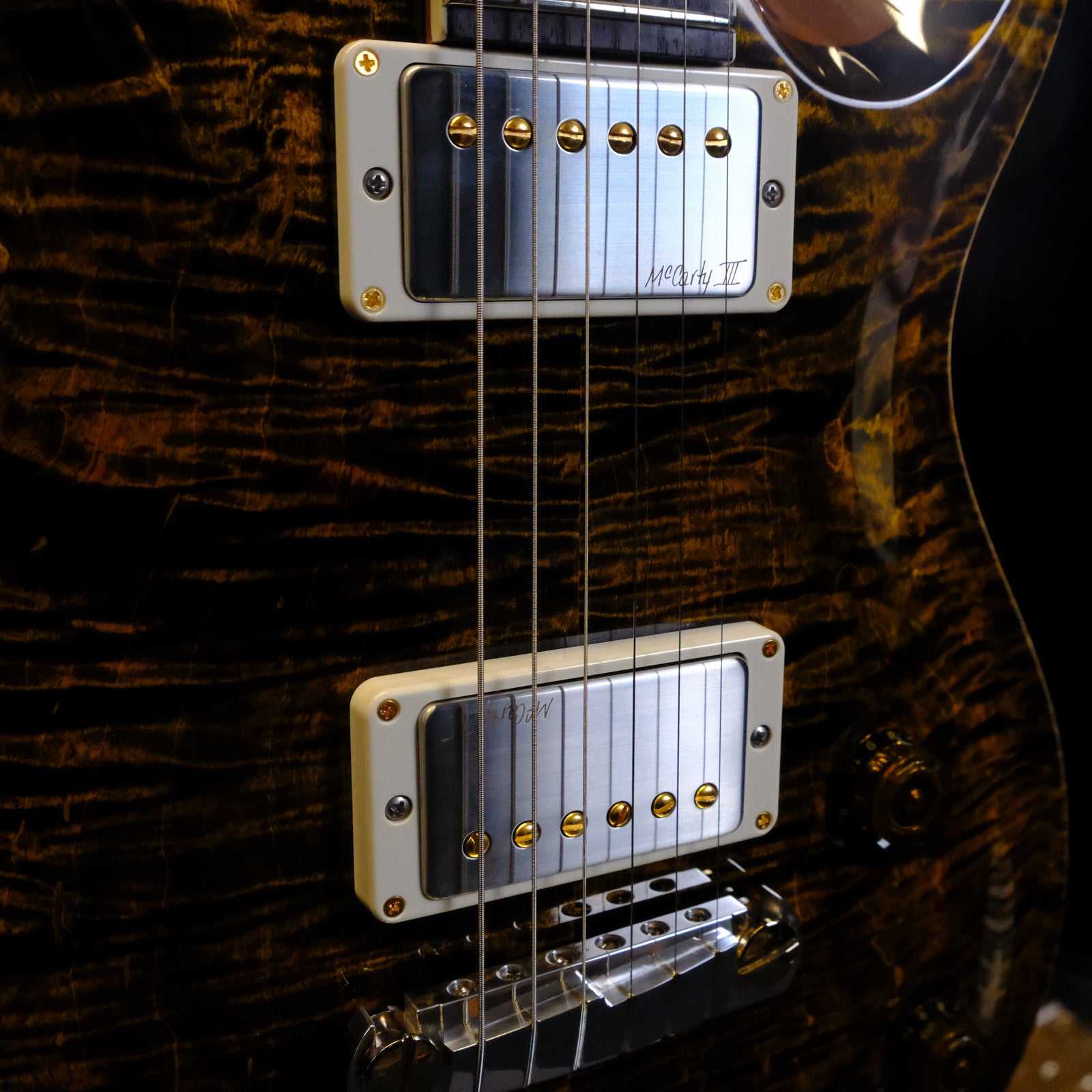 PRS McCarty Electric Guitar - Yellow Tiger, 10-Top