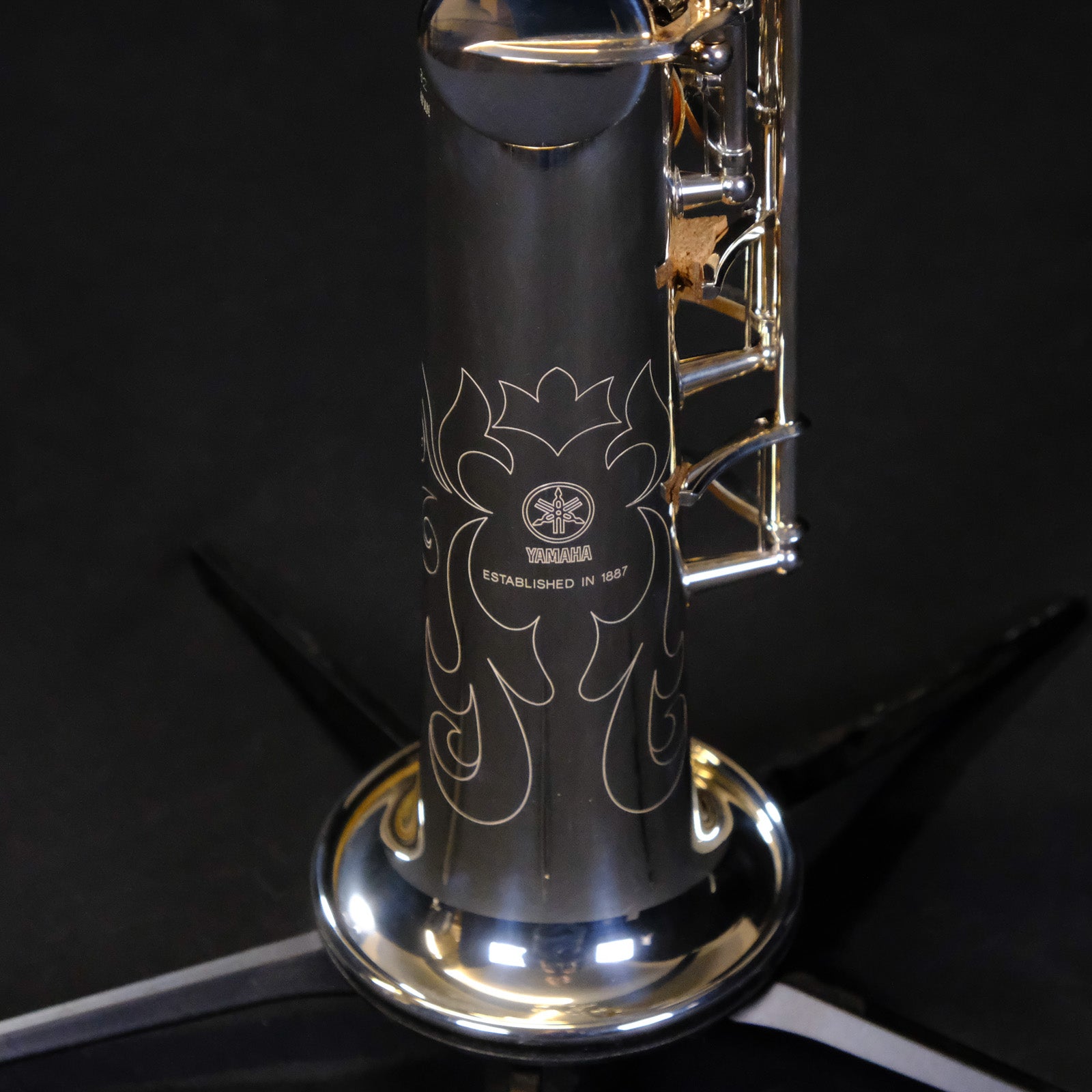 Yamaha YSS-475SII Intermediate Bb Soprano Saxophone - Silver Plated Finish