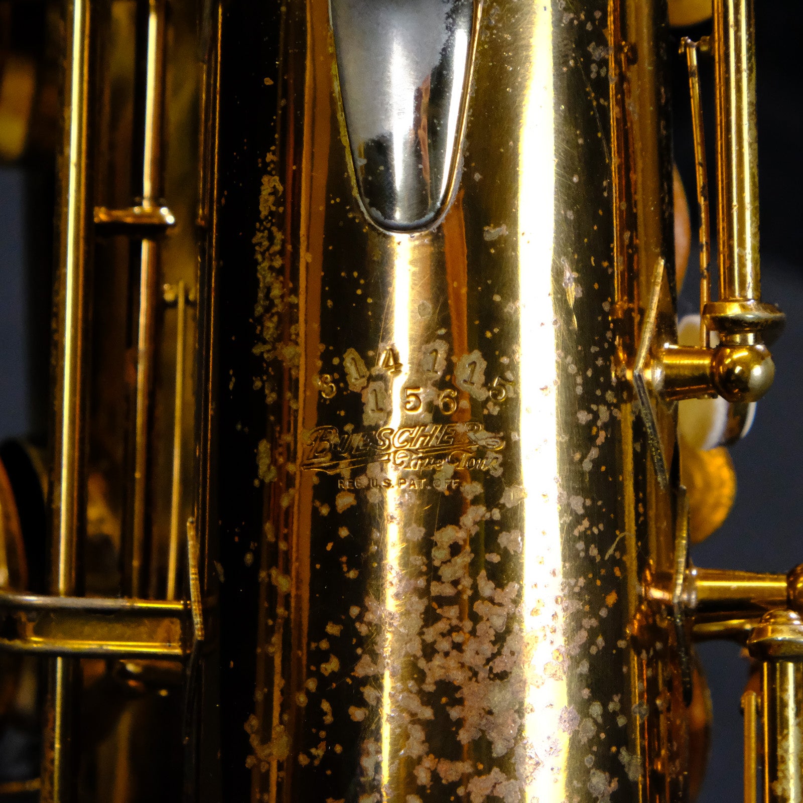 Used Vintage Buescher Aristocrat "Big B" Pro Tenor Saxophone ca. 1948