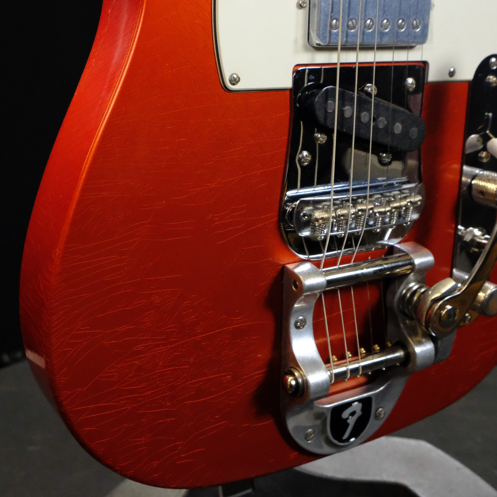 Fender Stories Collection Mike Campbell Red Dog Telecaster Electric Guitar - Red Dog Red