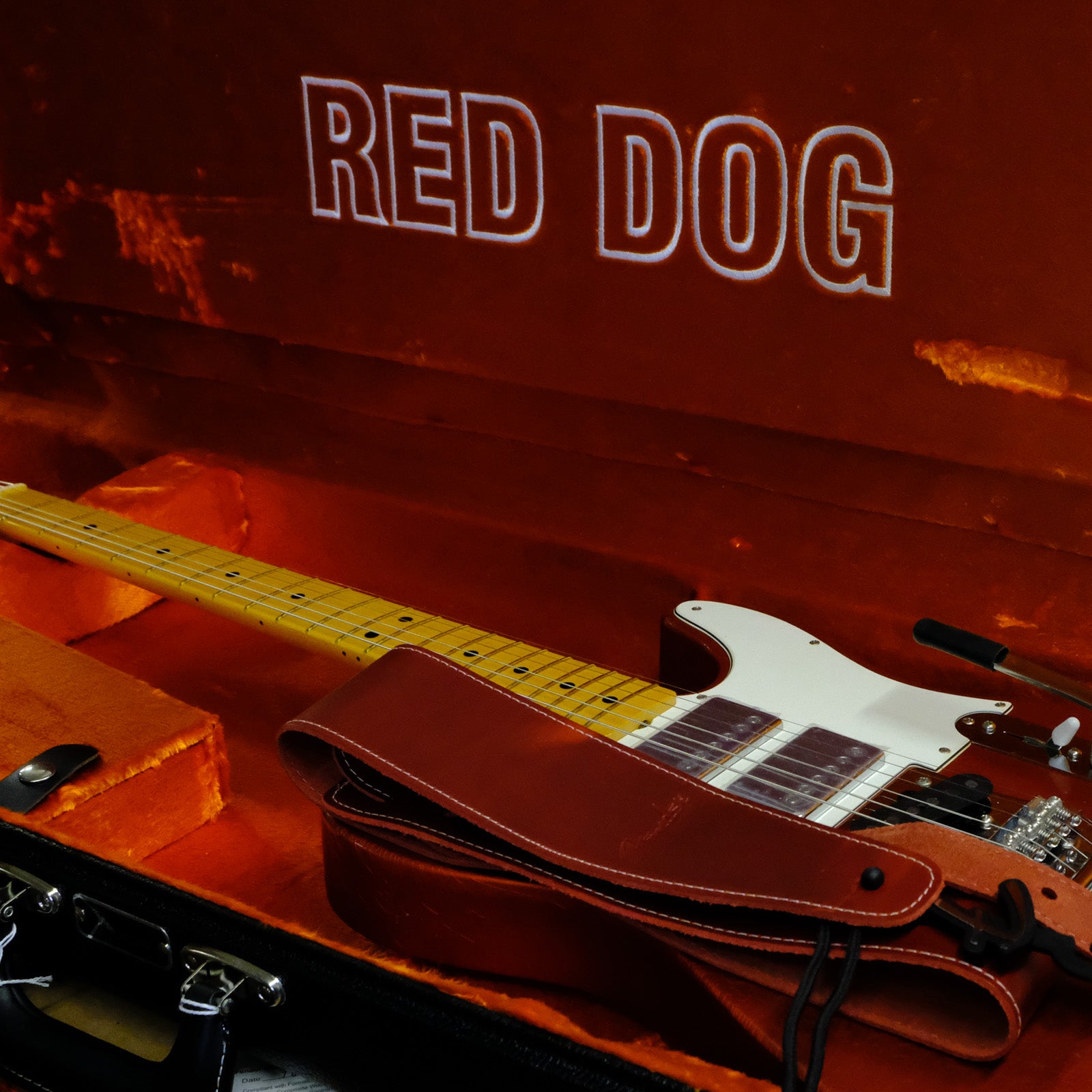 Fender Stories Collection Mike Campbell Red Dog Telecaster Electric Guitar - Red Dog Red