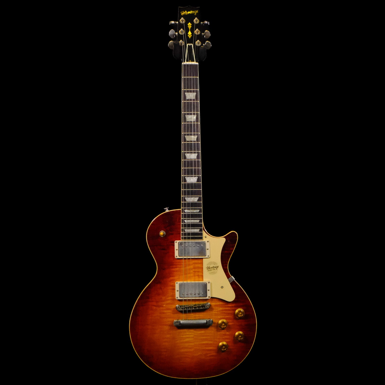 Heritage Artisan Aged Custom Core H-150 Electric Guitar - Dark Cherry Sunburst