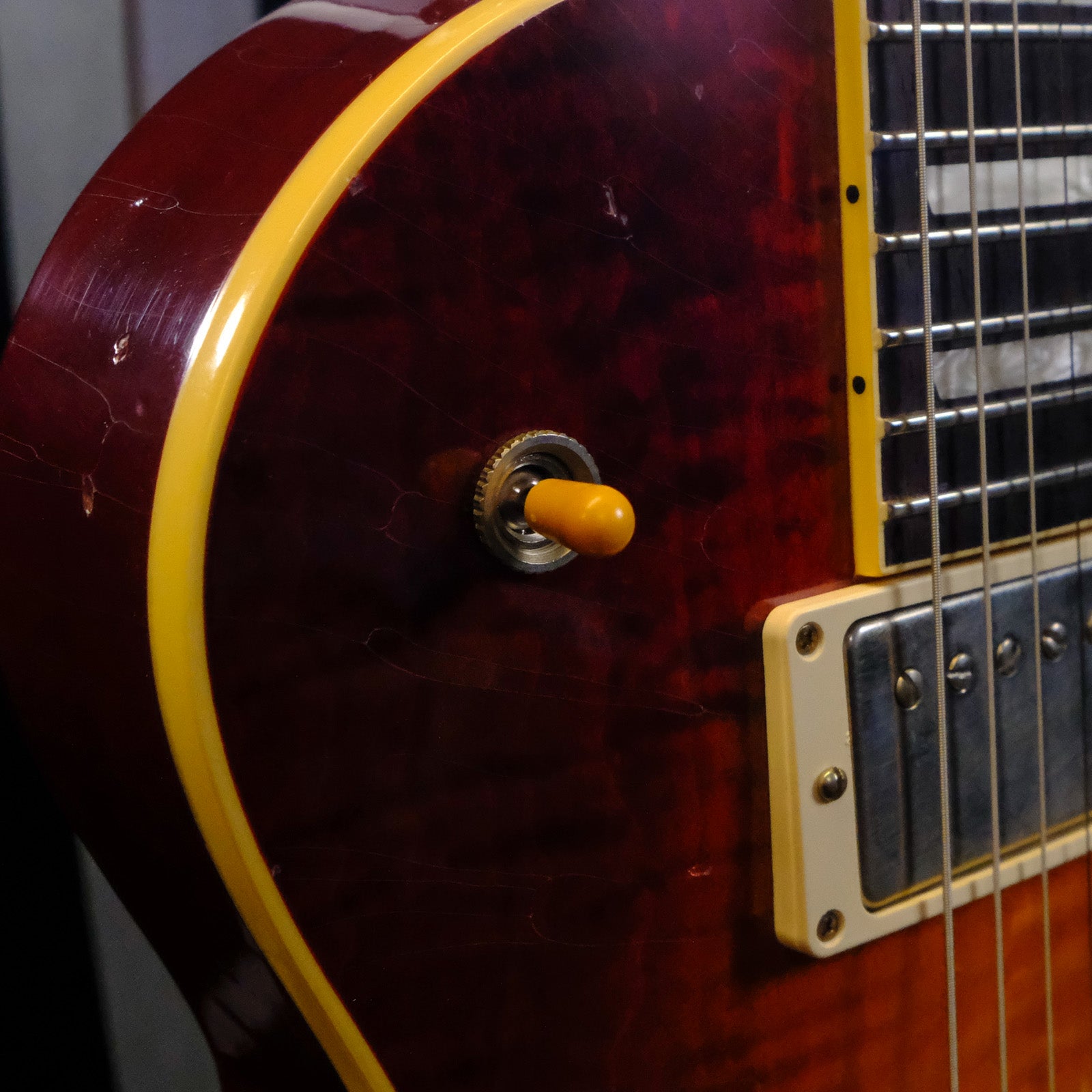 Heritage Artisan Aged Custom Core H-150 Electric Guitar - Dark Cherry Sunburst