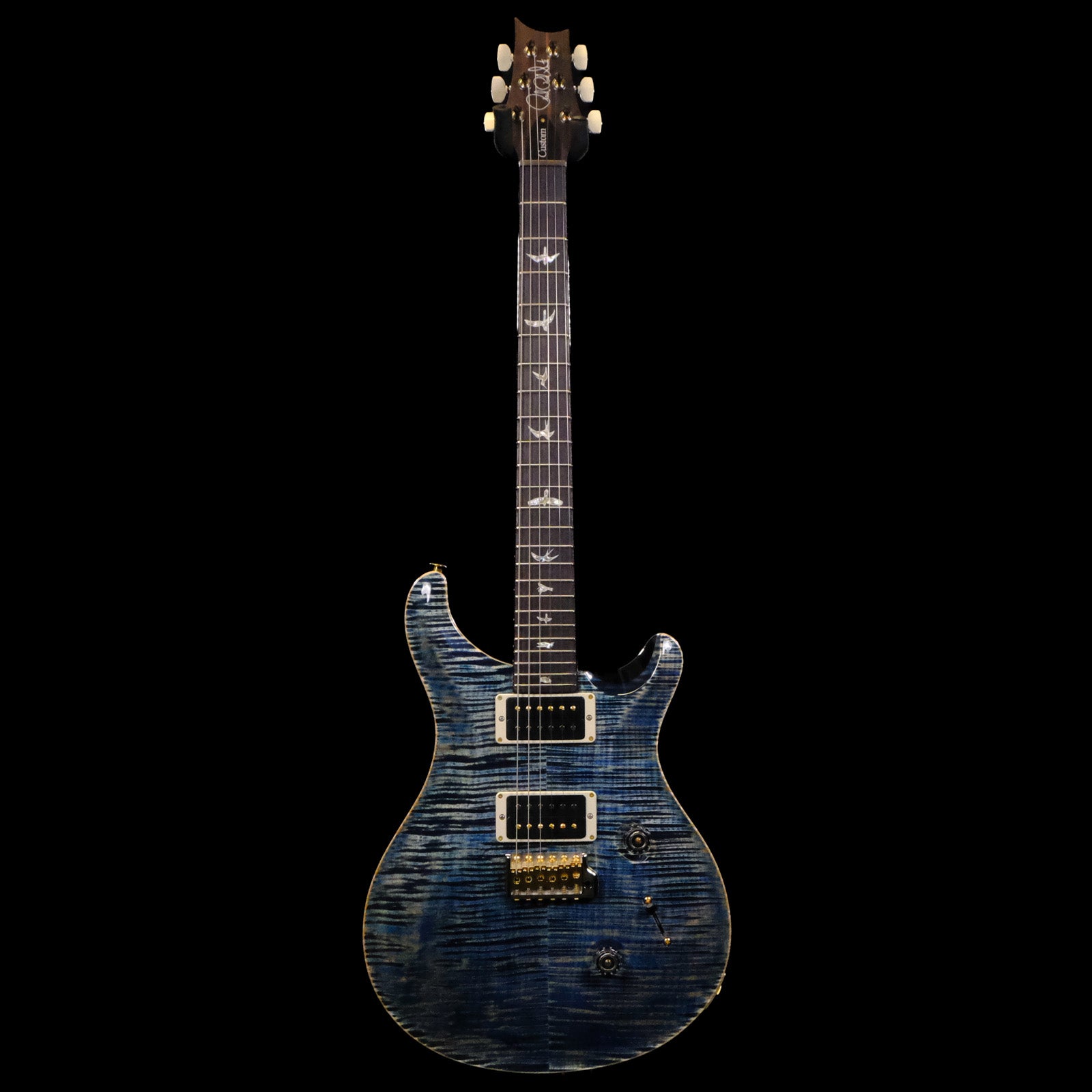 PRS Custom 24 10-Top Electric Guitar - Faded Whale Blue