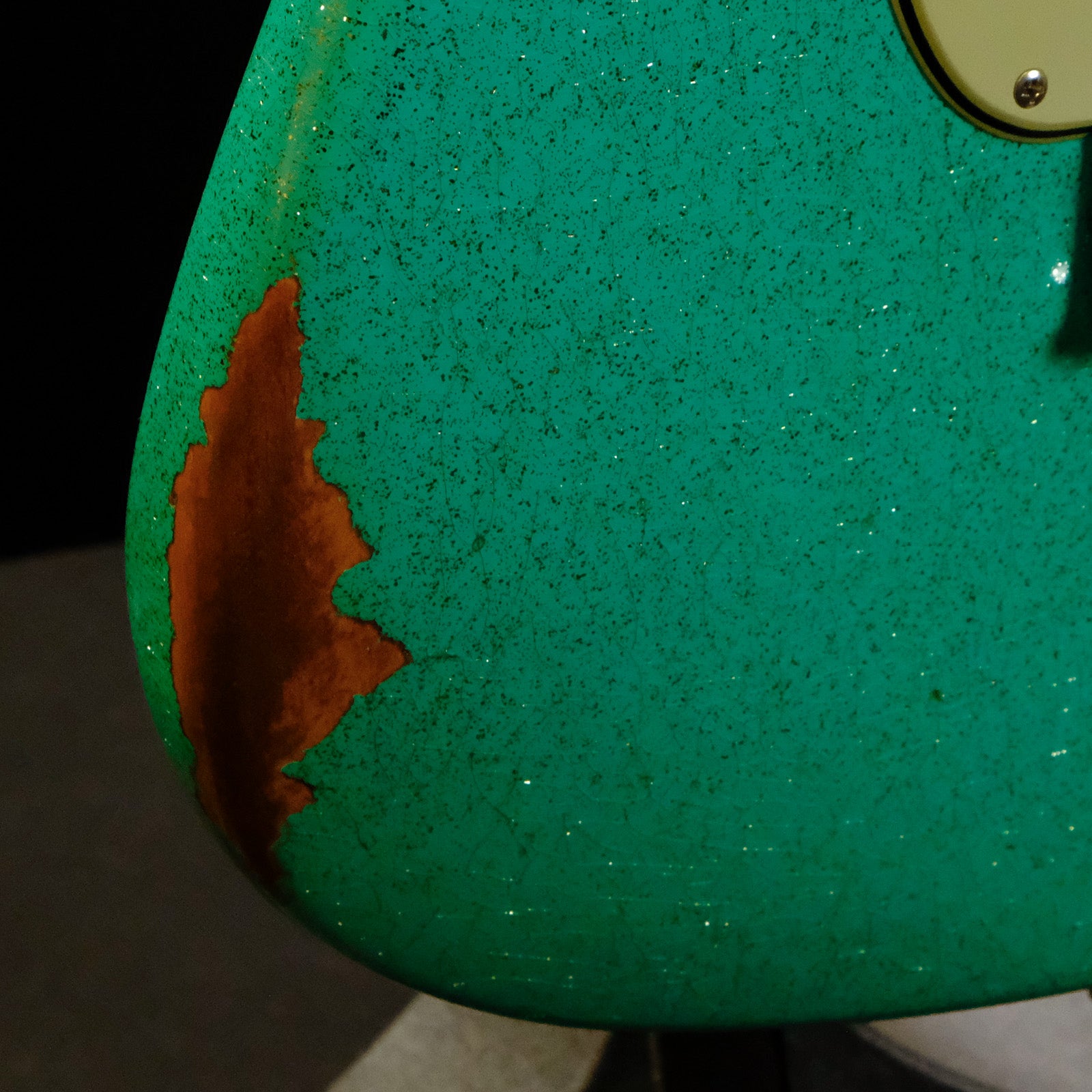 Fender Custom Shop Custom Deluxe Stratocaster - Seafoam Green Sparkle