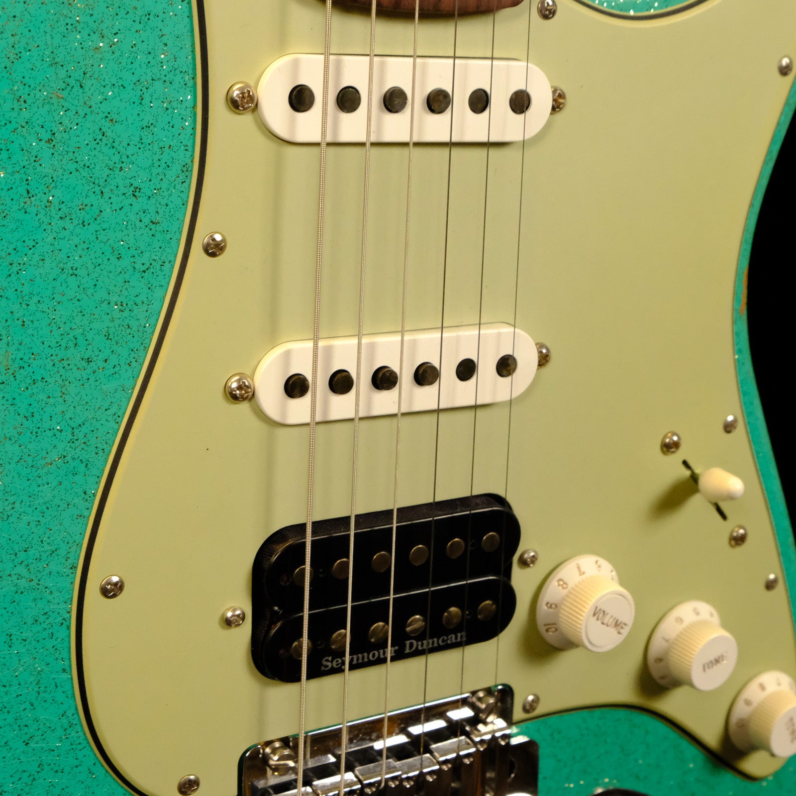 Fender Custom Shop Custom Deluxe Stratocaster - Seafoam Green Sparkle