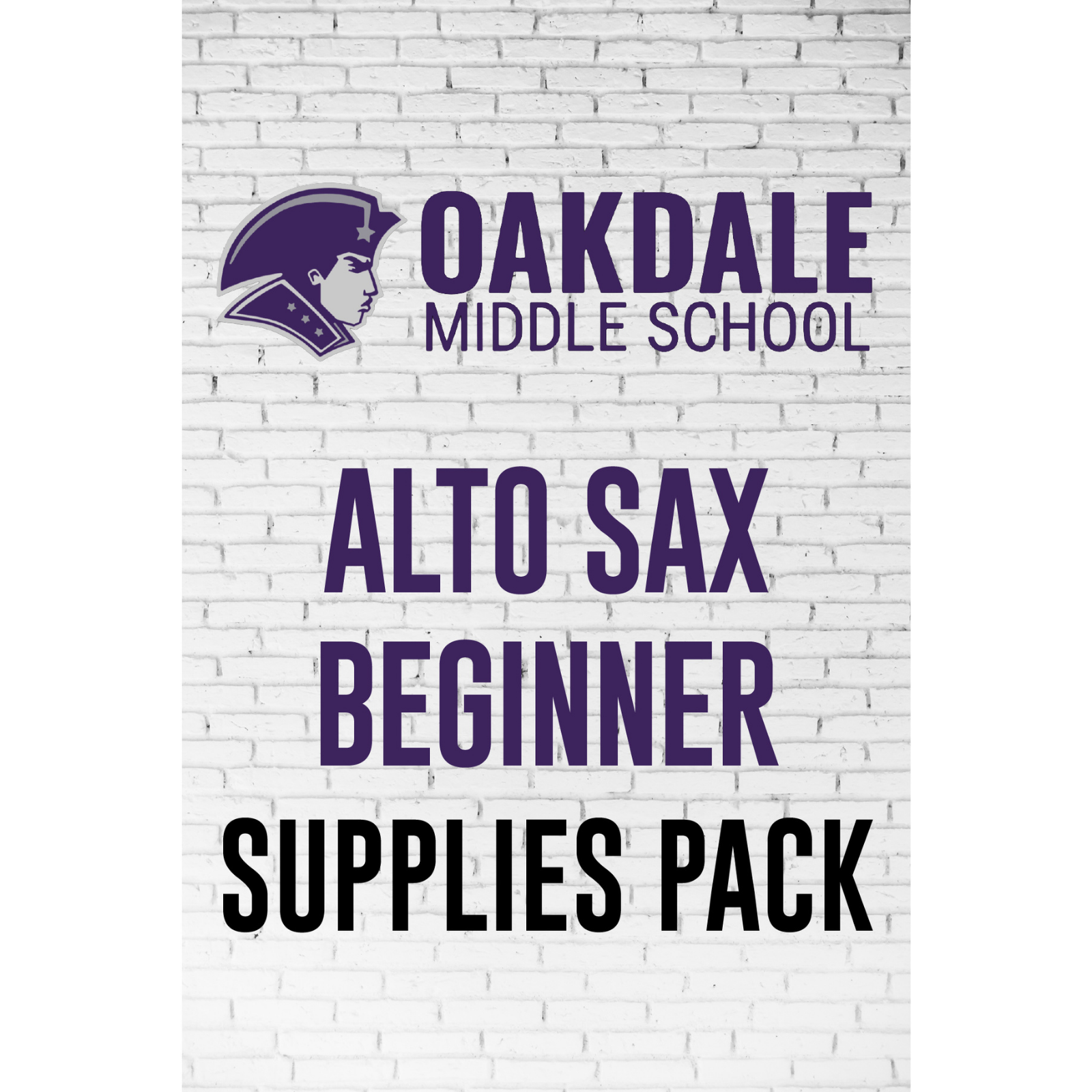 Oakdale Alto Sax Beginner Supply Pack