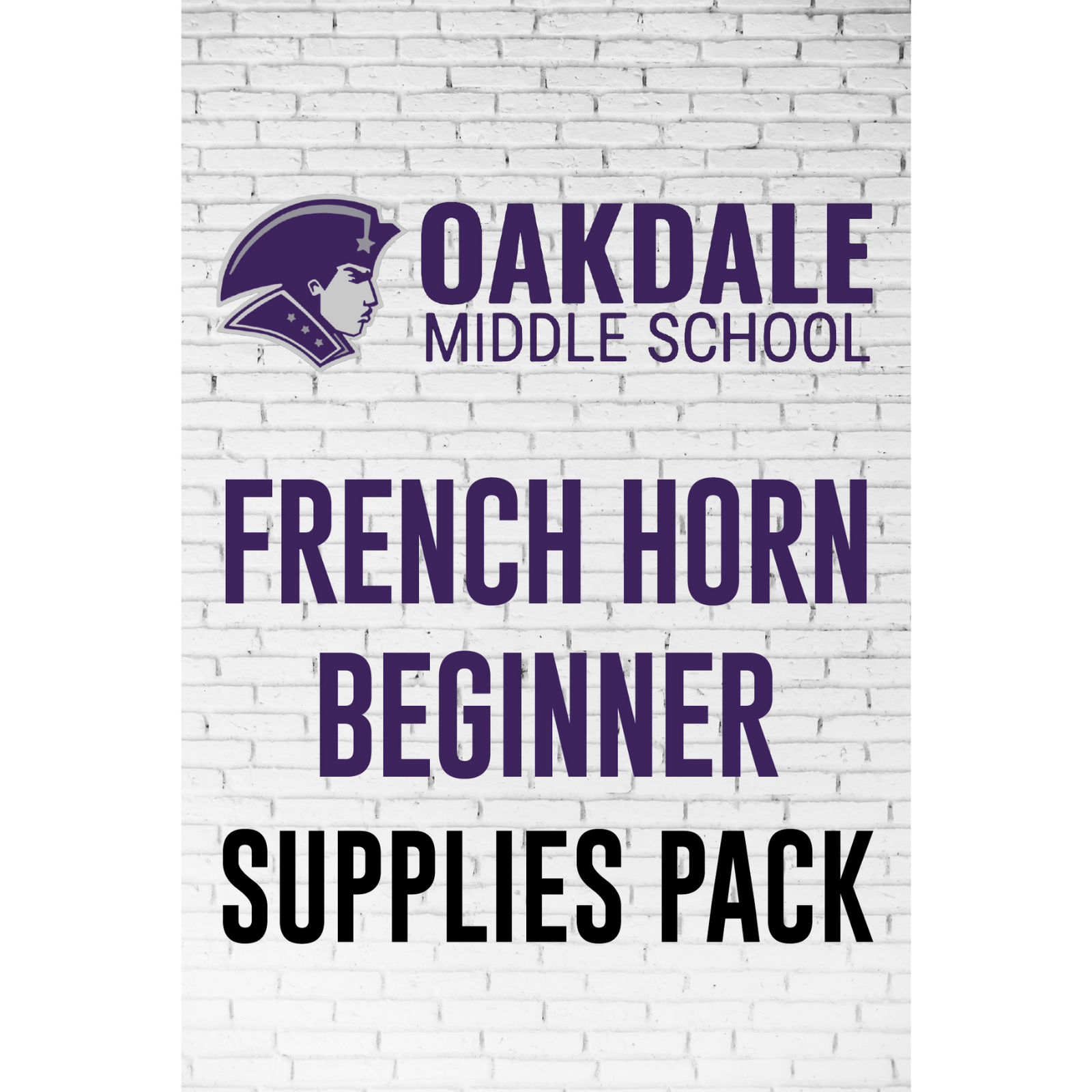 Oakdale French Horn Beginner Supply Pack