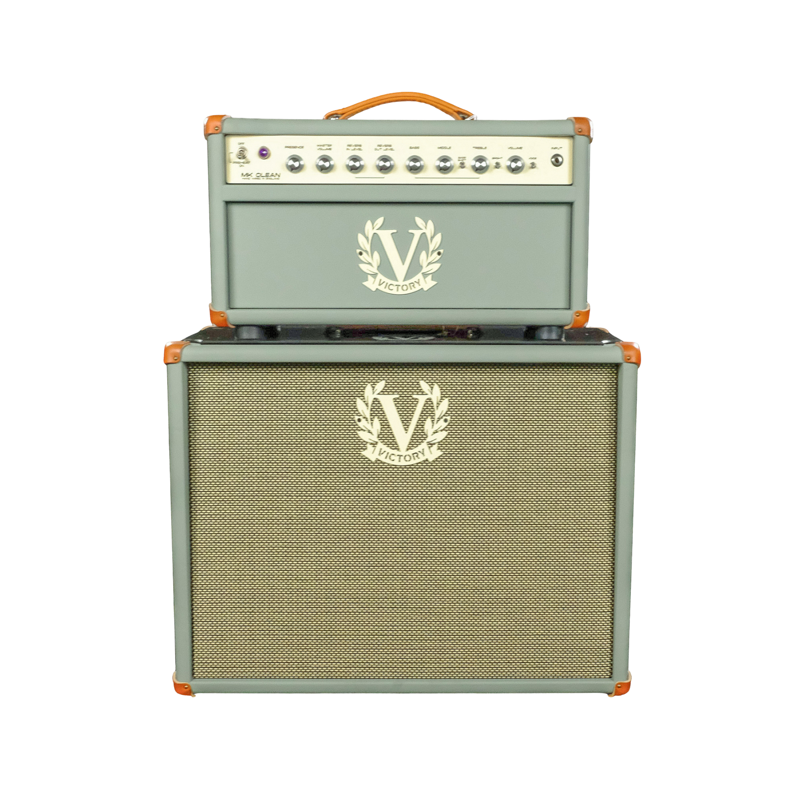 Victory Amps MK Clean Head and MK112 Cabinet - Sage Green