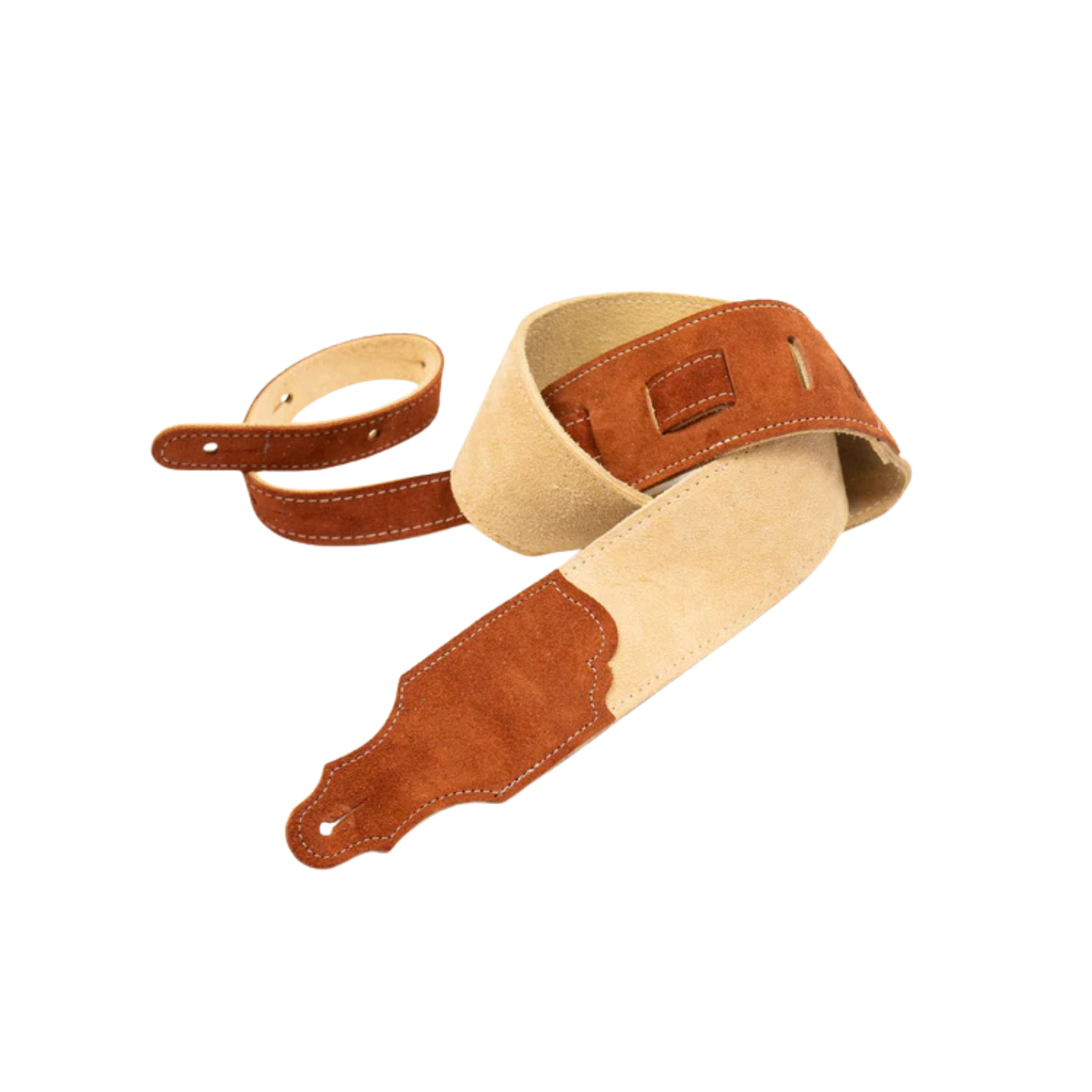 Franklin Straps Sedona Suede Guitar Strap - Honey