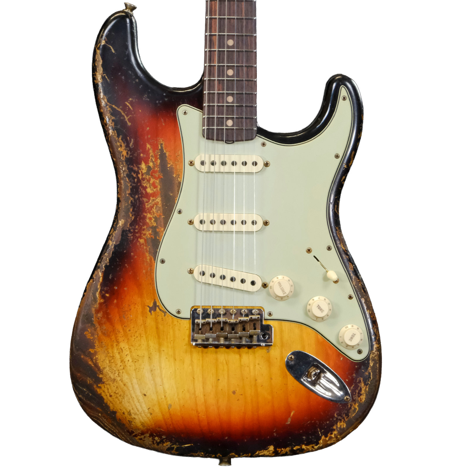 Fender Custom Shop '63 Stratocaster Super Heavy Relic - Super Faded/Aged 3-Color Sunburst