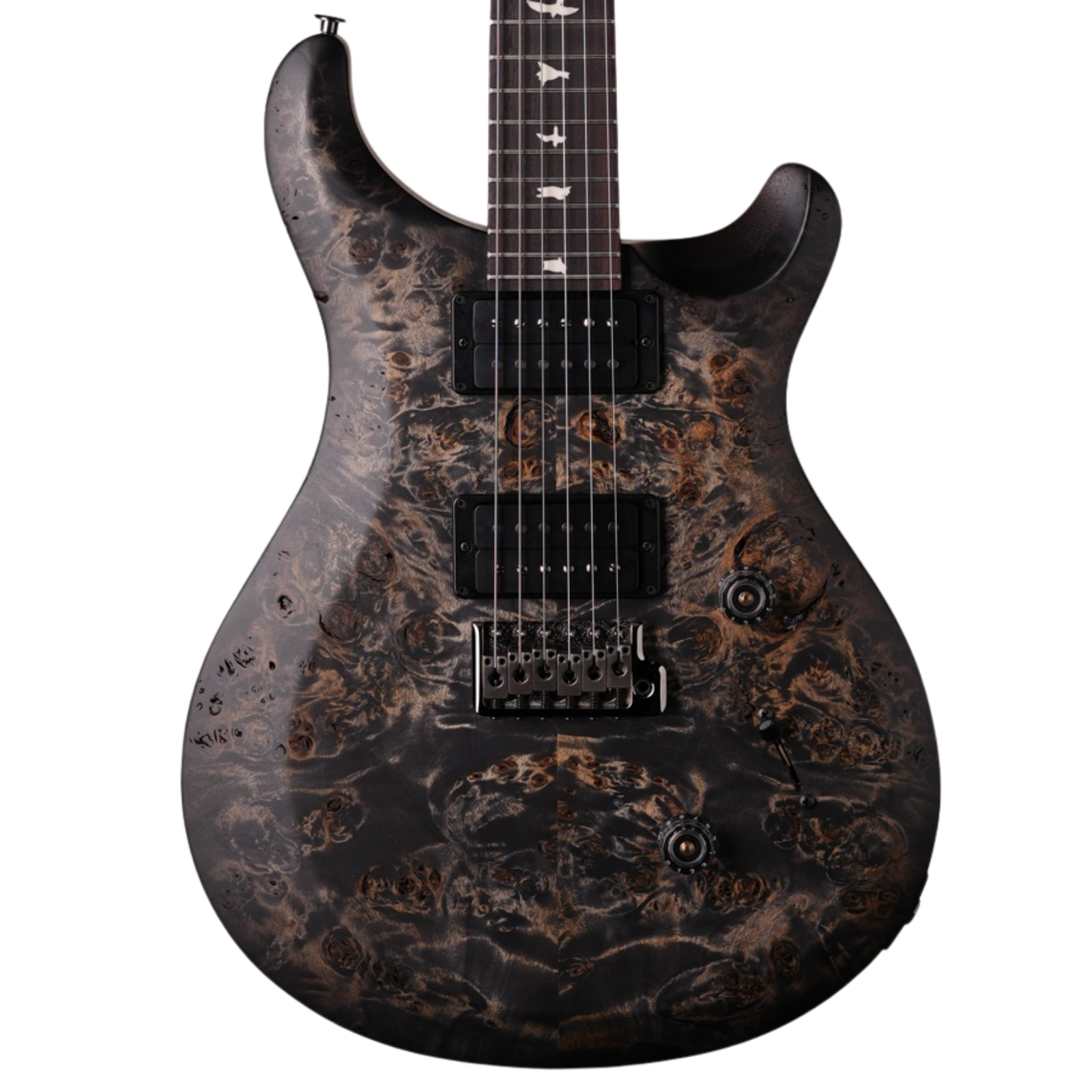 ***PREORDER*** PRS S2 Custom 24 - Poplar Burl Charcoal Burst ***PREORDER***