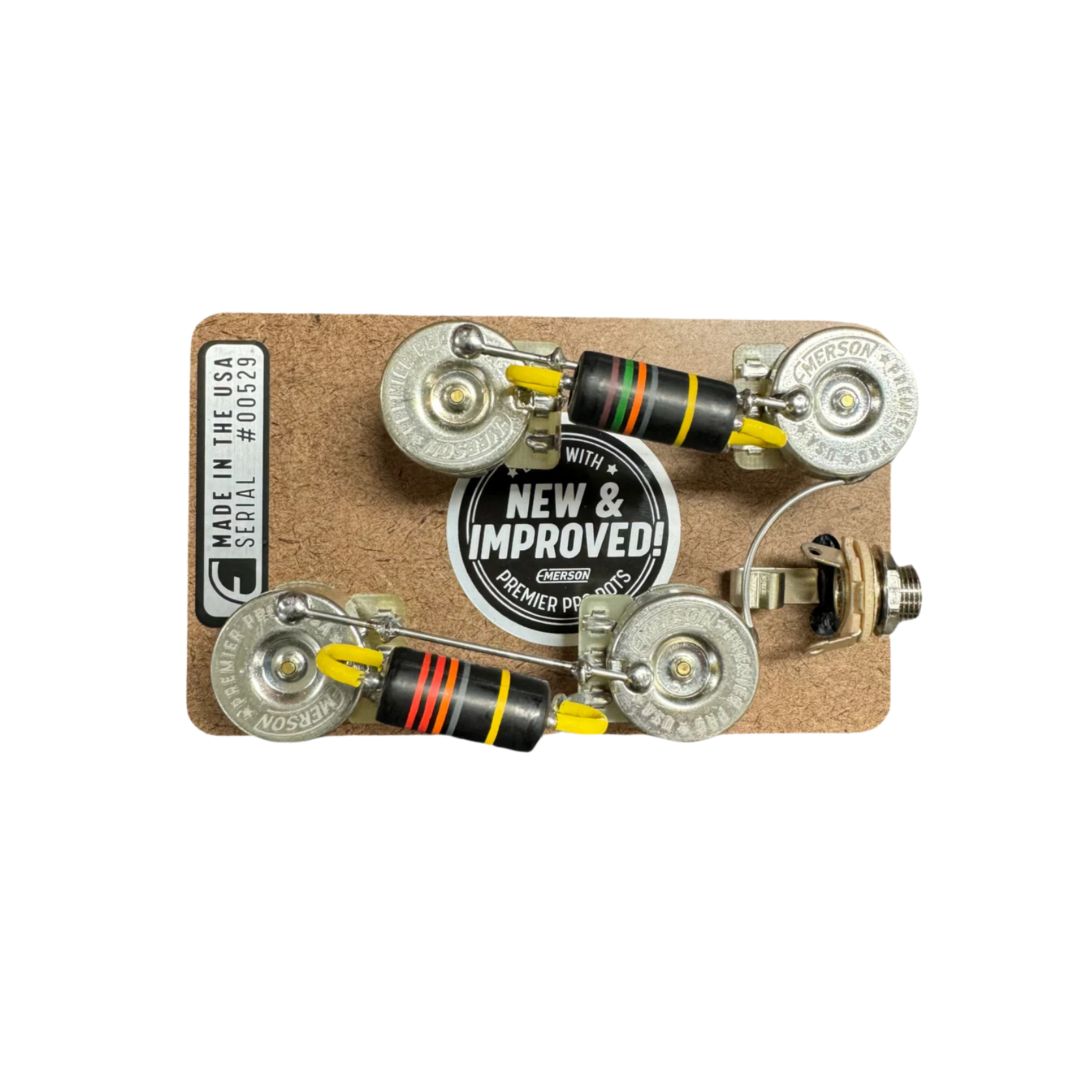 Emerson Custom Les Paul Prewired Kit - Long Shaft