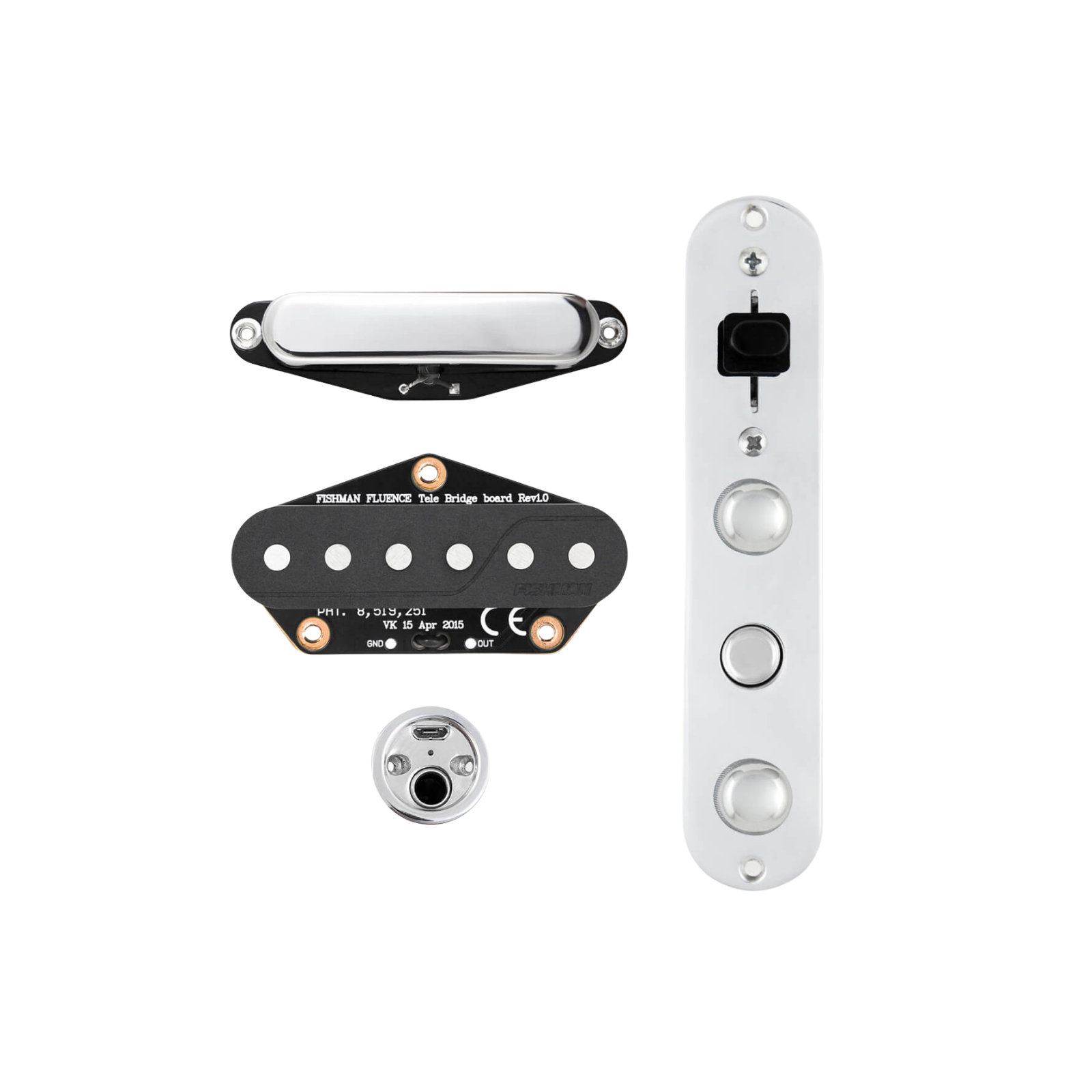 Fishman Fluence Greg Koch Gristle-Tone Signature Series Telecaster 6-String Pickup Set