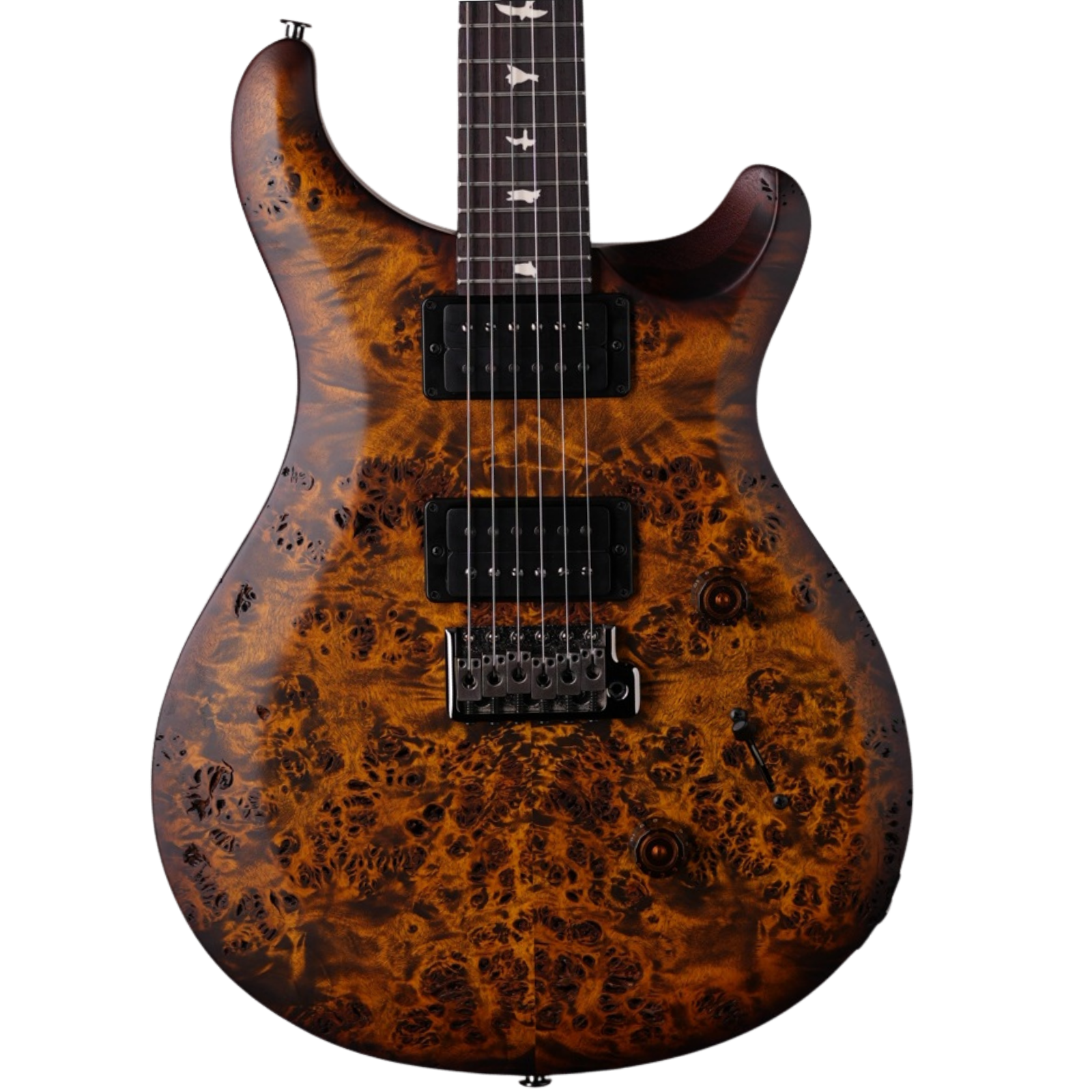 ***PREORDER*** PRS S2 Custom 24 - Poplar Burl Black Gold Burst***PREORDER***