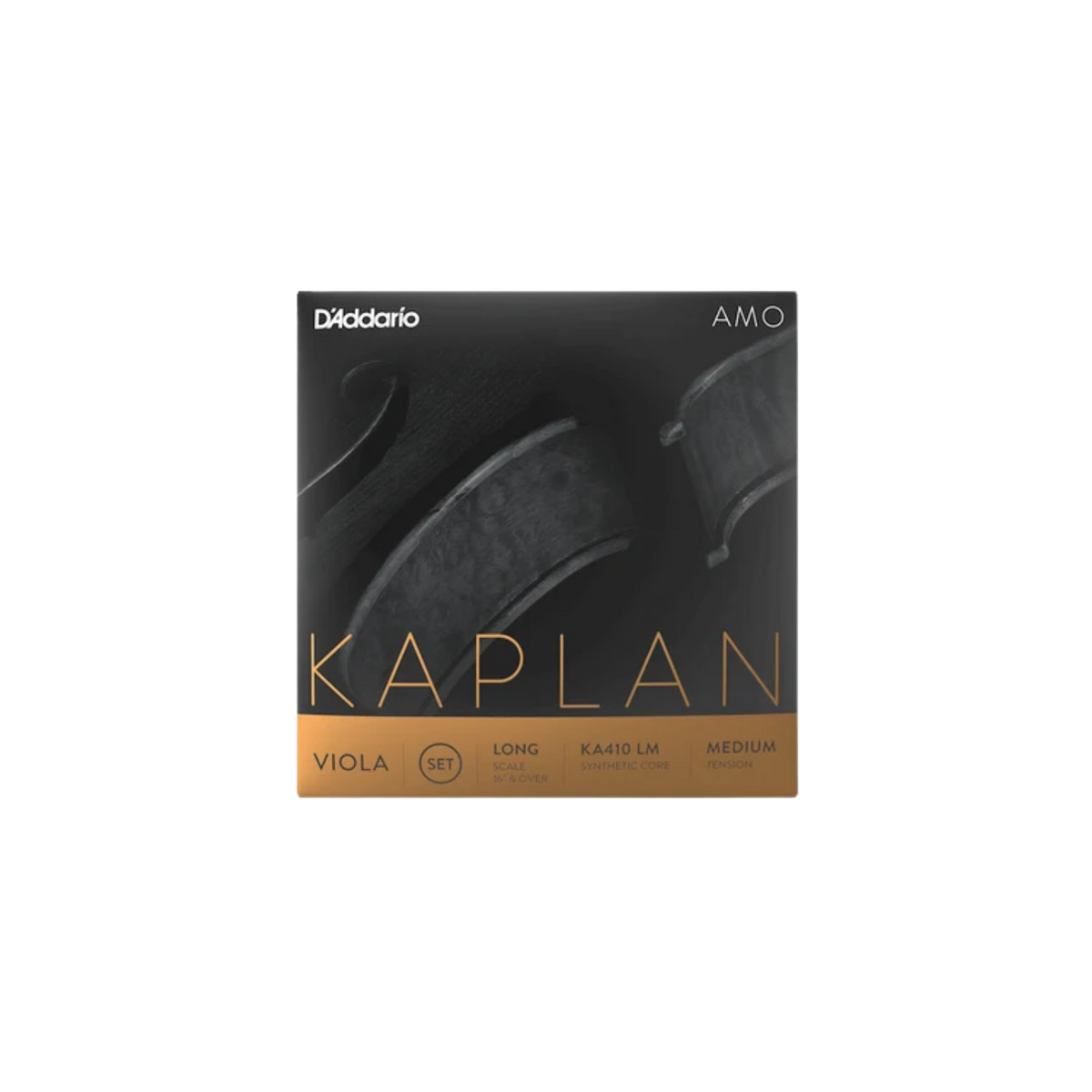 D'Addario Kaplan Amo Viola String Set - Long Scale, Medium Tension