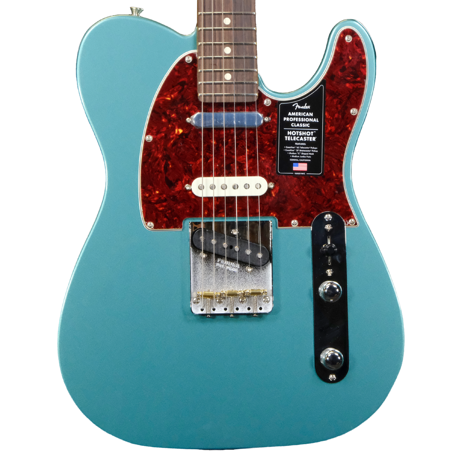 Fender American Professional Classic Hotshot Telecaster - Faded Sherwood Green Metallic
